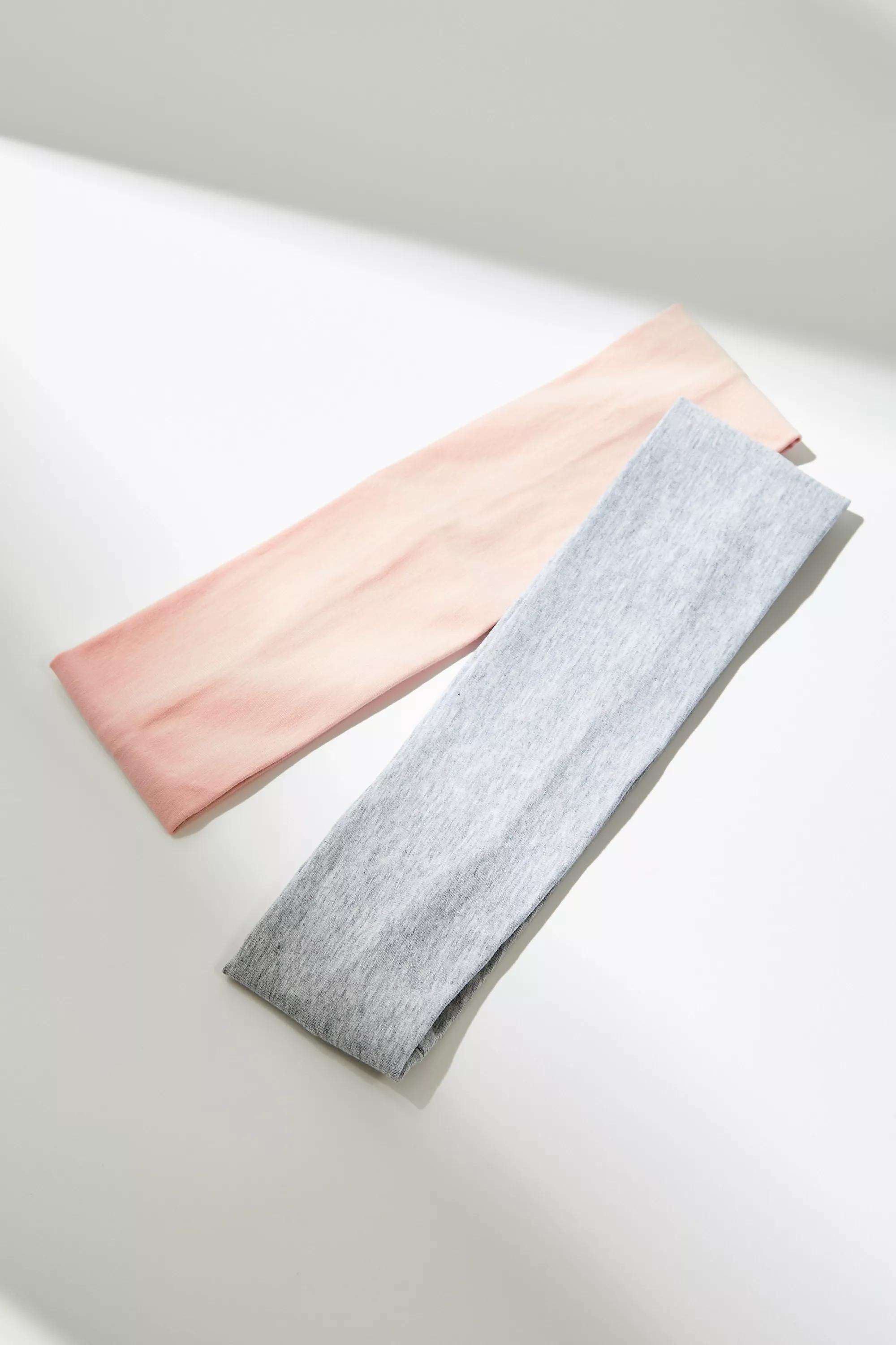 Pink Plain Headband, Set Of 2, PINK, large image number 0