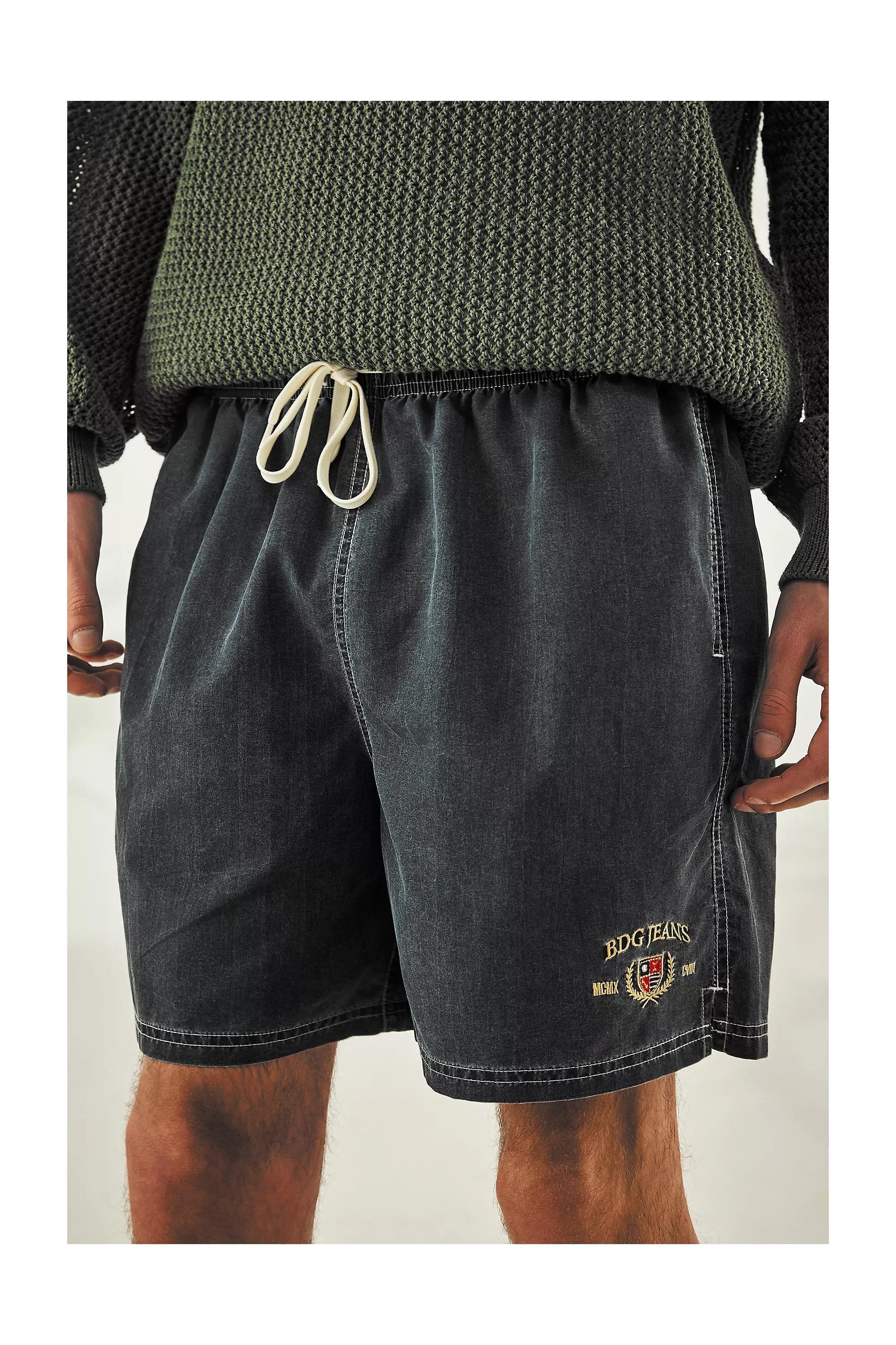 Jean short best sale swim trunks