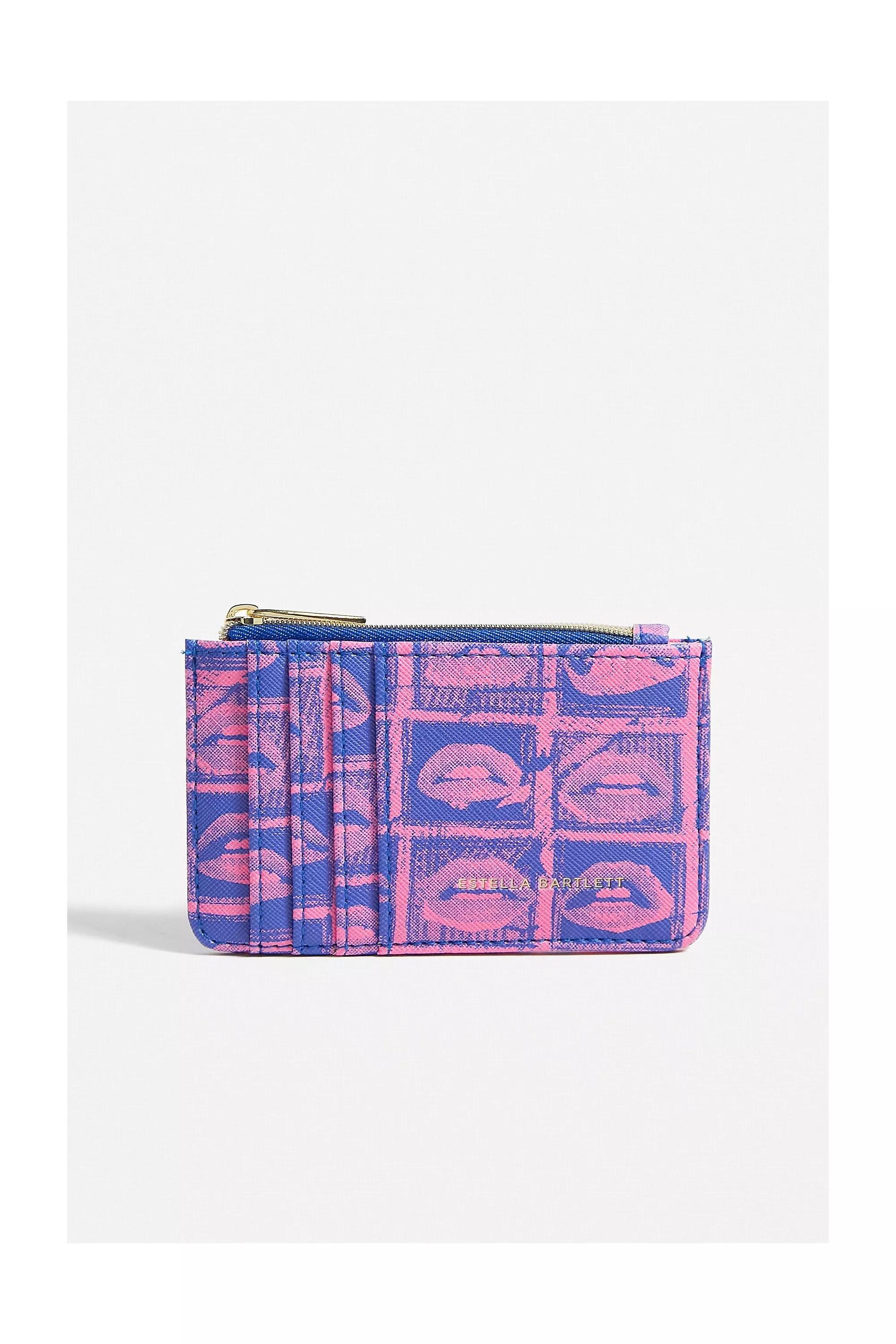 Pink Estella Bartlett Lips Cardholder, , large image number 0