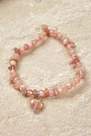 Urban Outfitters - Pink Stone Heart Bracelet