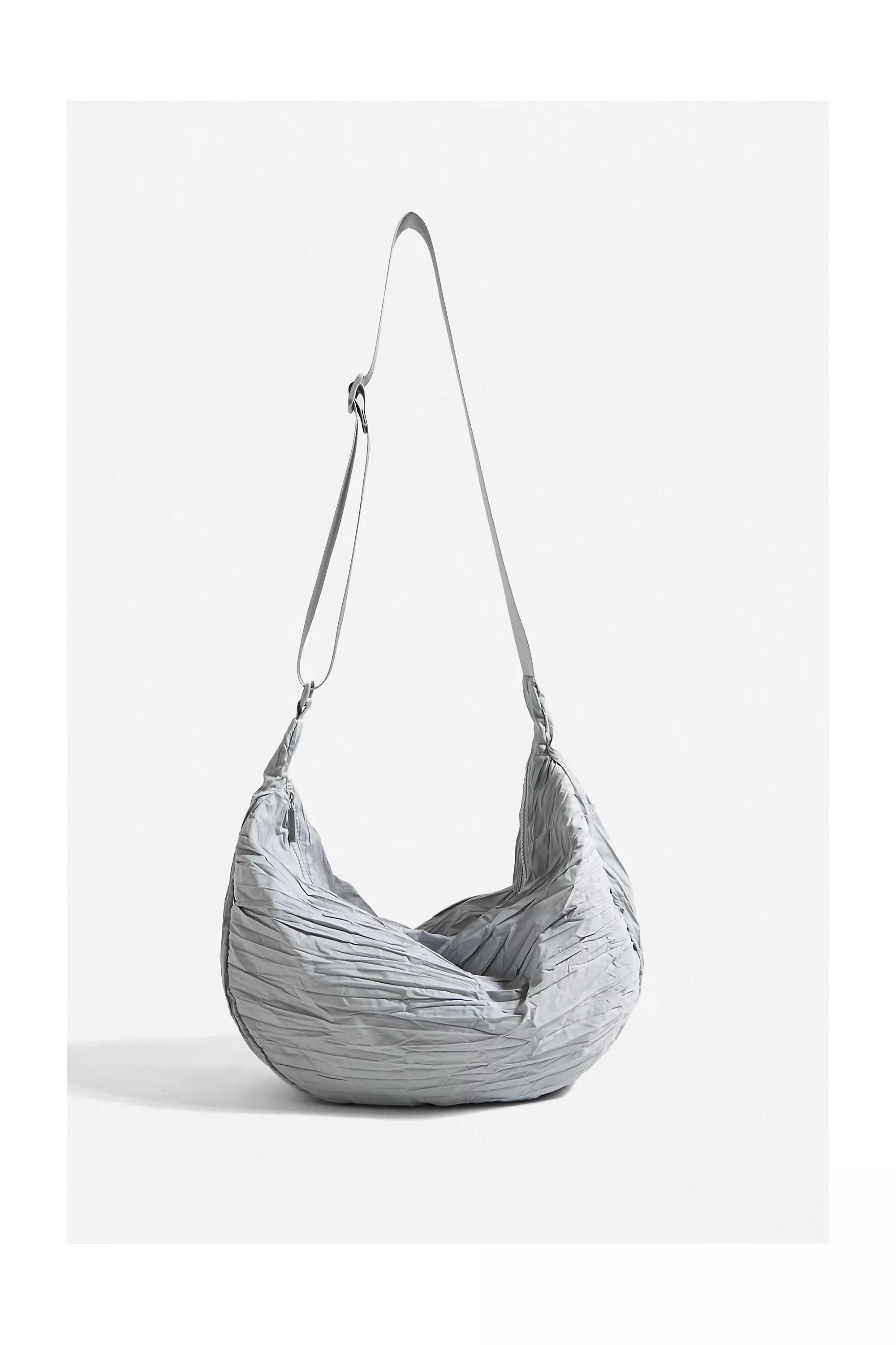 Grey Textured Sling Bag, , large image number 2