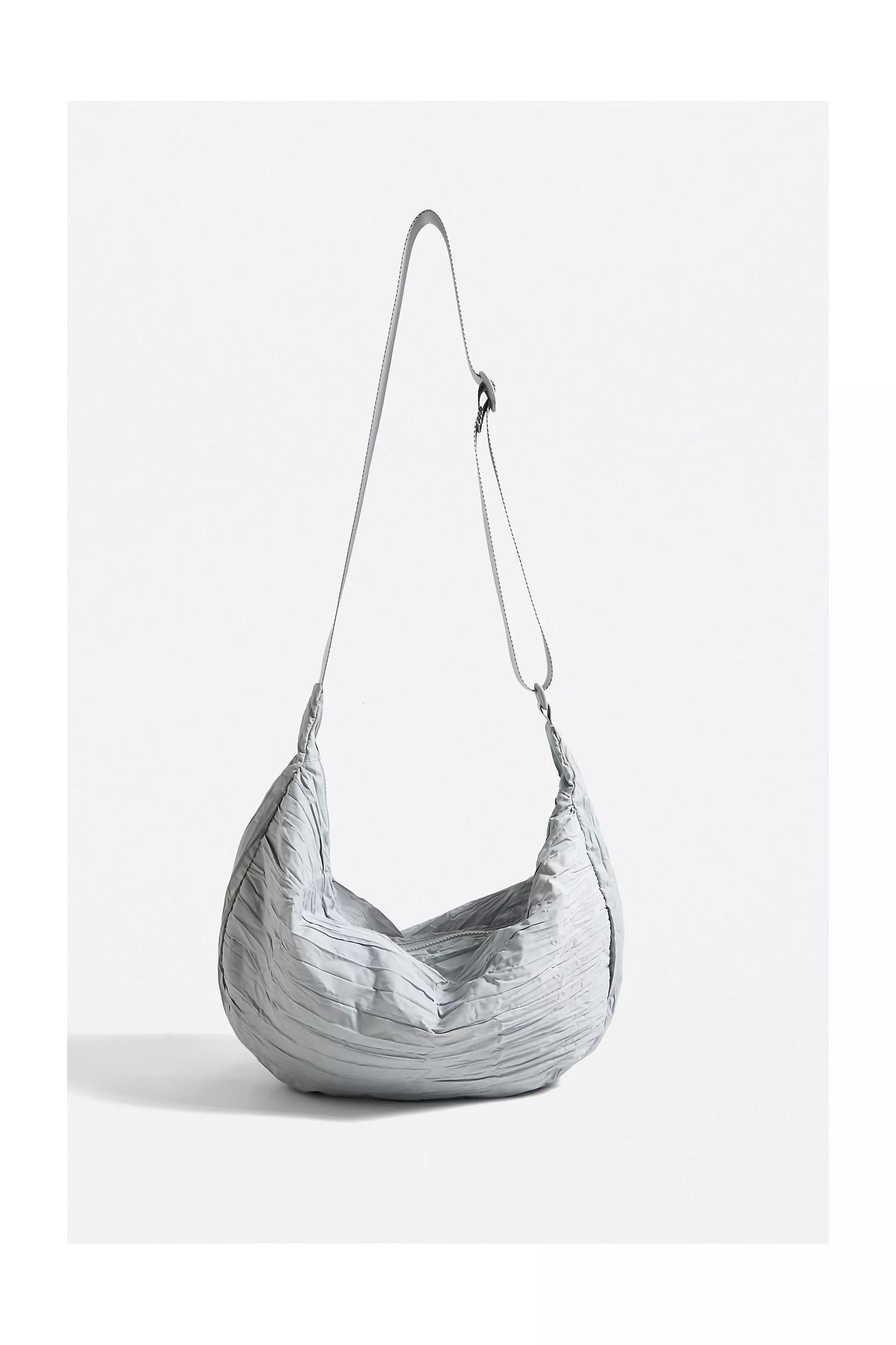 Grey Textured Sling Bag, , large image number 3
