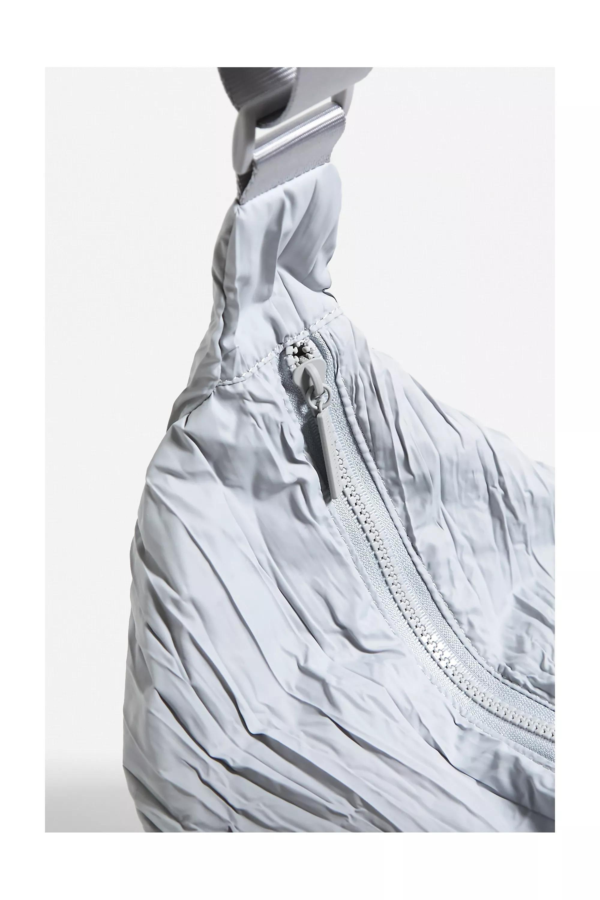 Grey Textured Sling Bag, , large image number 4