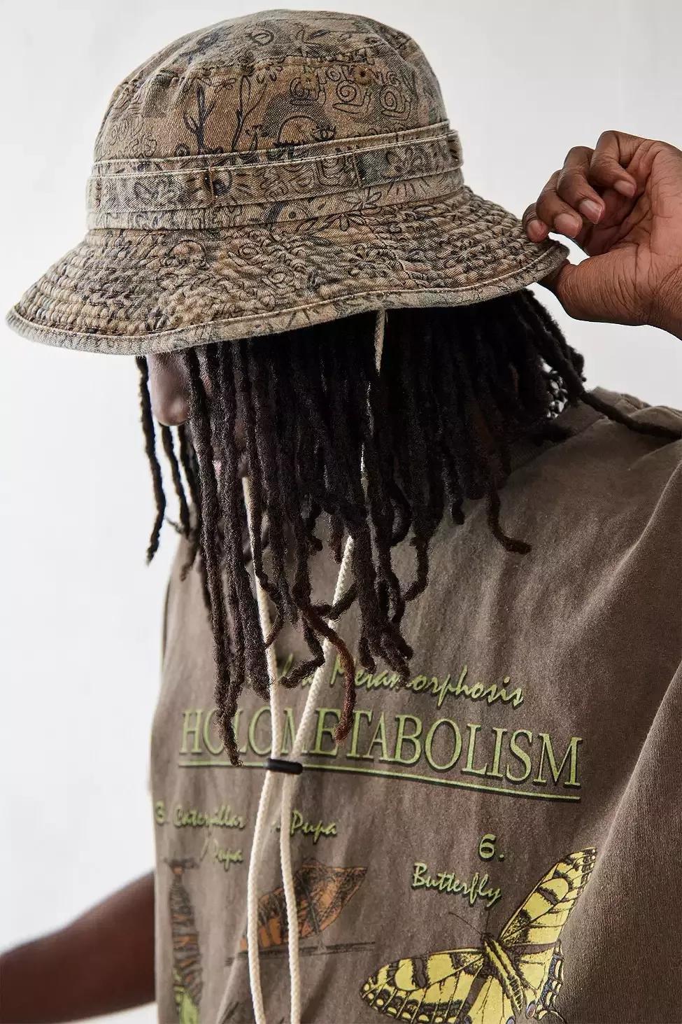 Brown Tethera Doodle Boonie Hat, , large image number 2