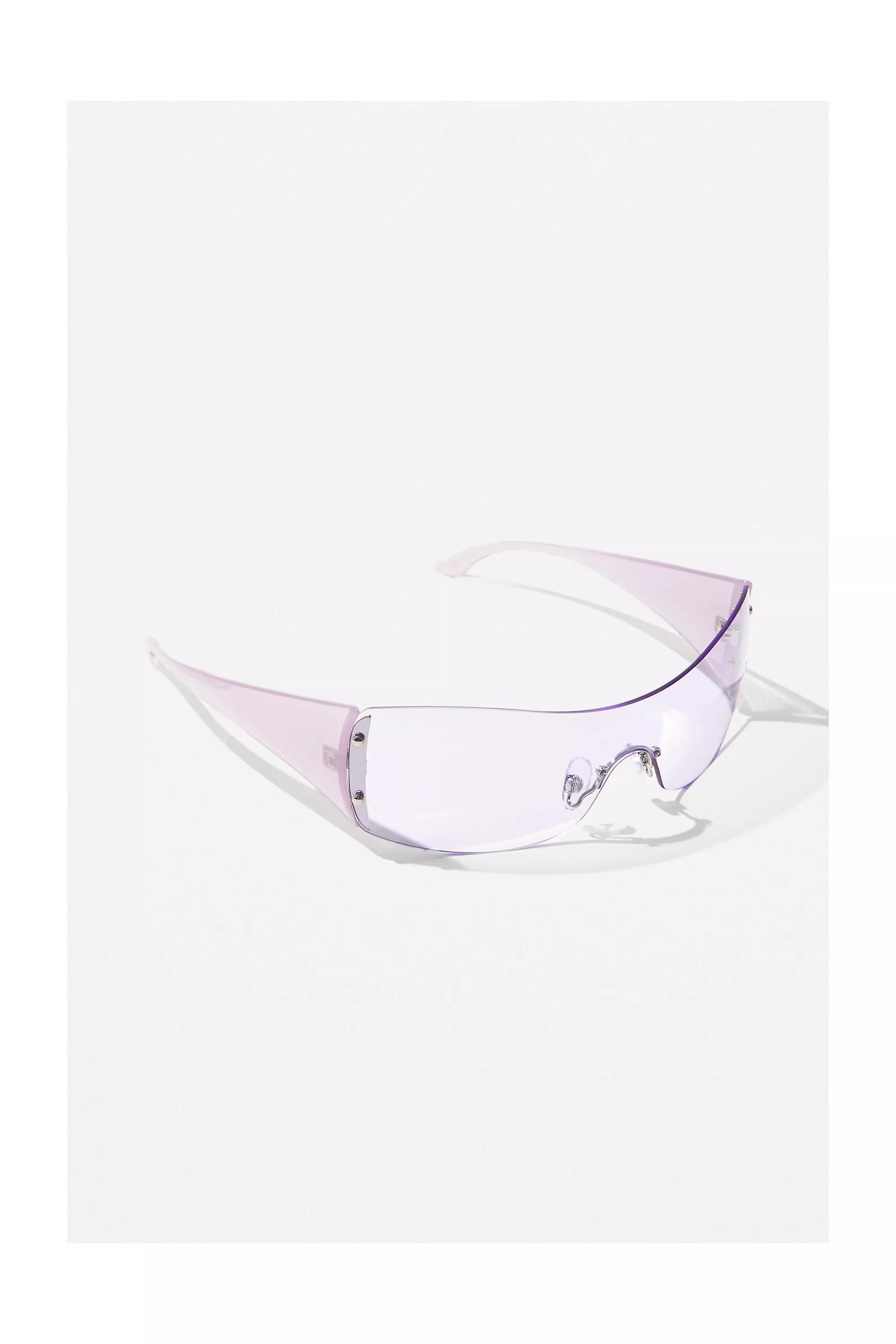 Purple Eloise Visor Sunglasses, , large image number 2