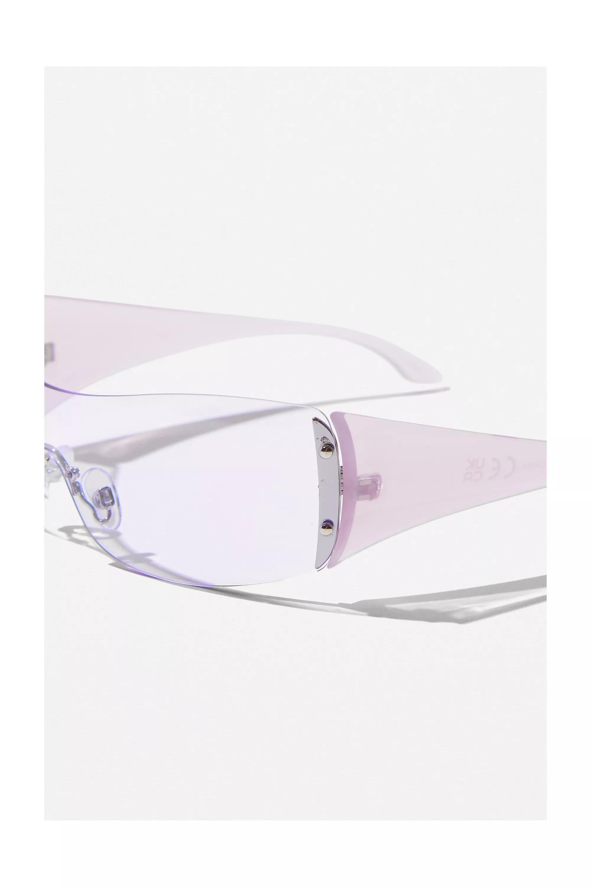 Purple Eloise Visor Sunglasses, , large image number 3