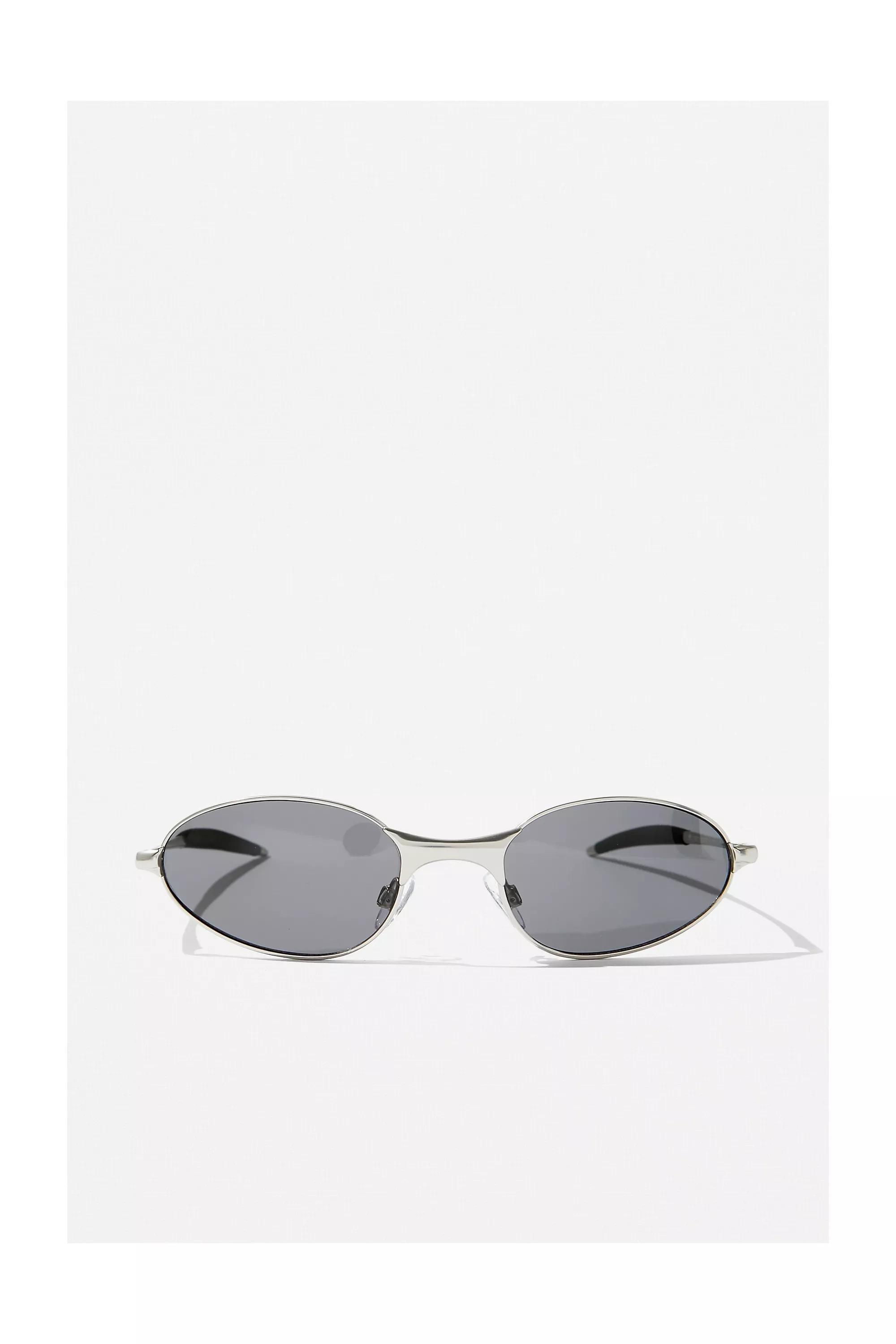 Silver Metal Matrix Sunglasses, , large image number 2