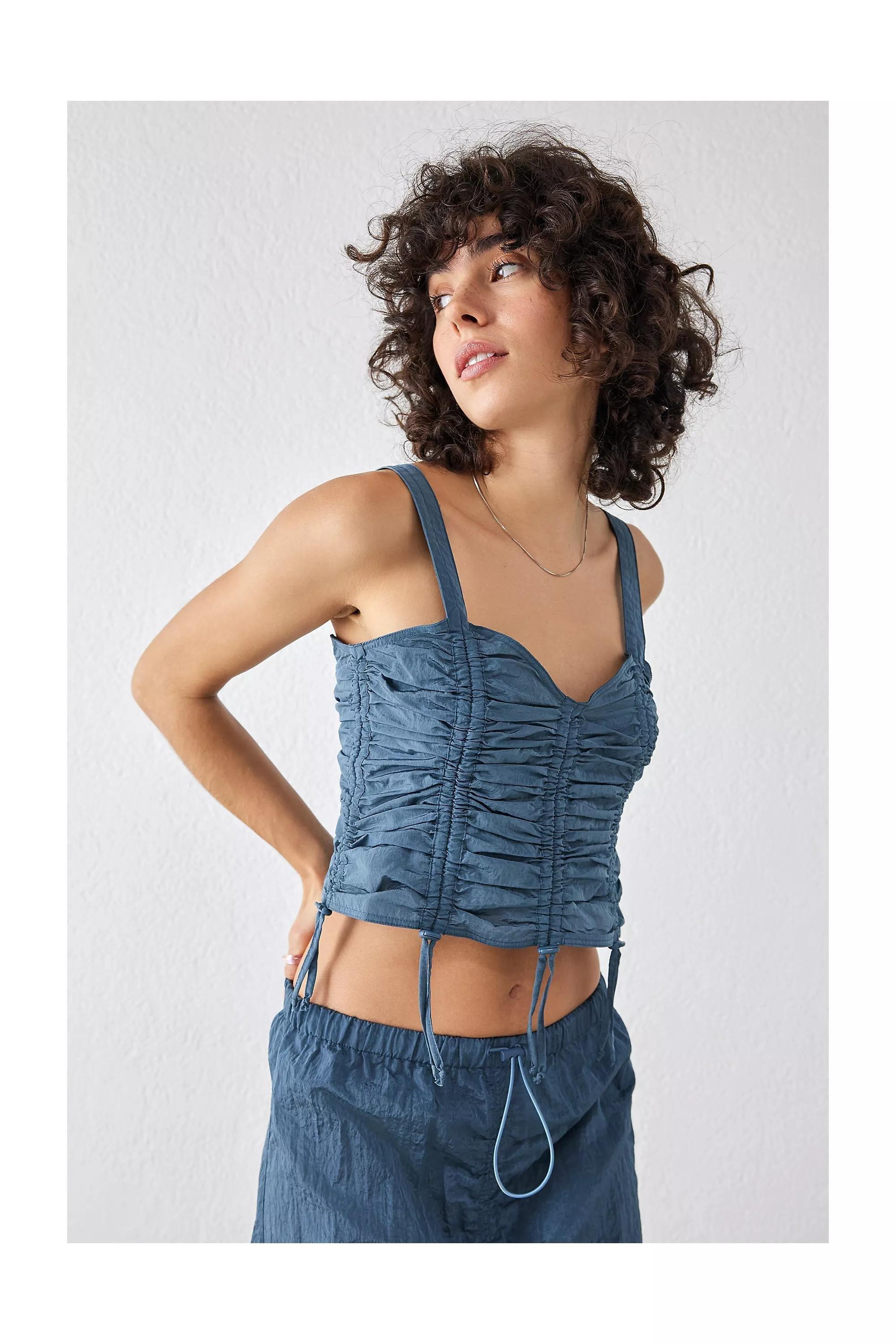 Rory Blue Corset Top