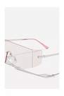 Urban Outfitters - Pink Skye Rimless Visor Sunglasses