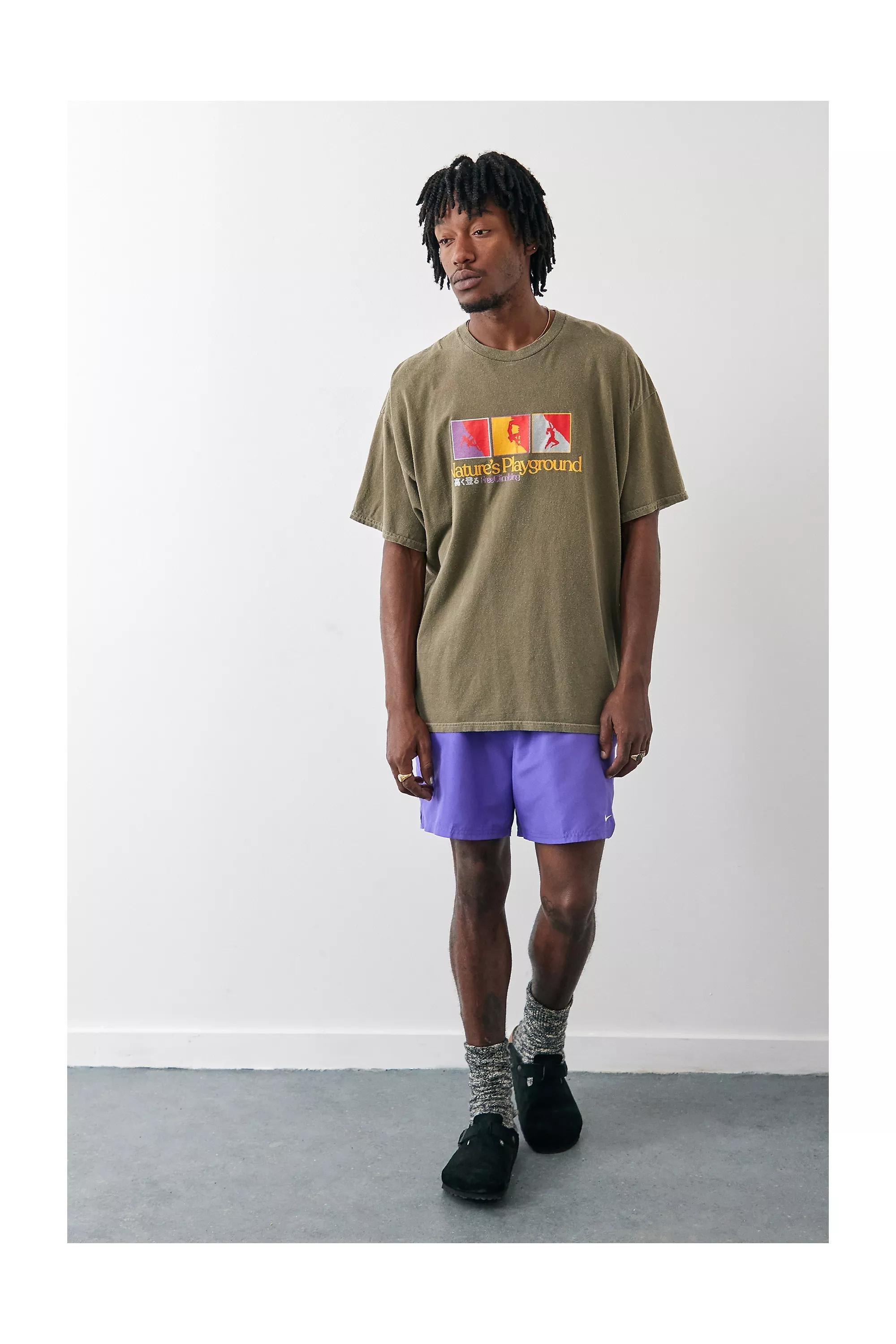 Violet UO Swim Shorts, , large image number 2