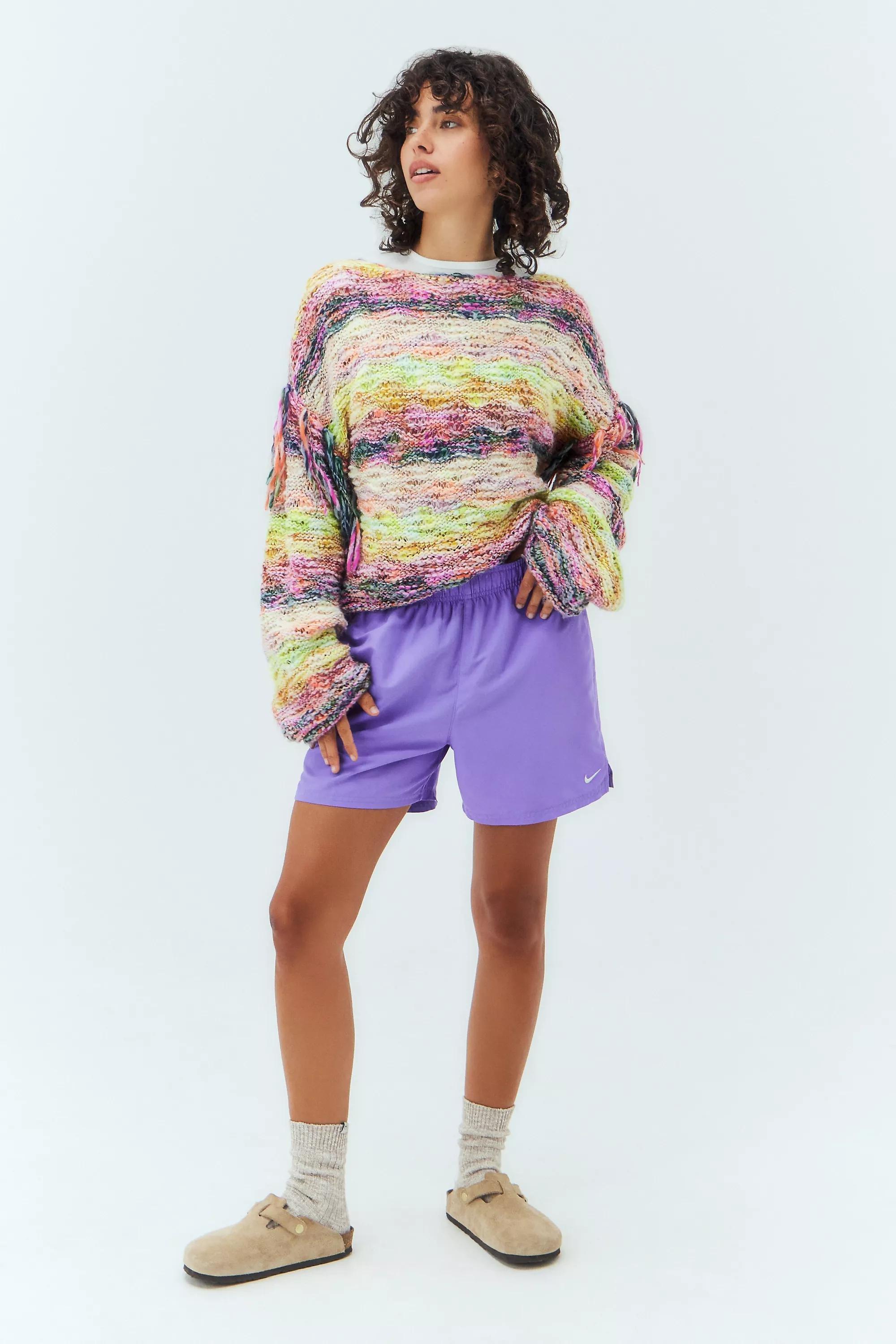 Violet UO Swim Shorts, , large image number 4