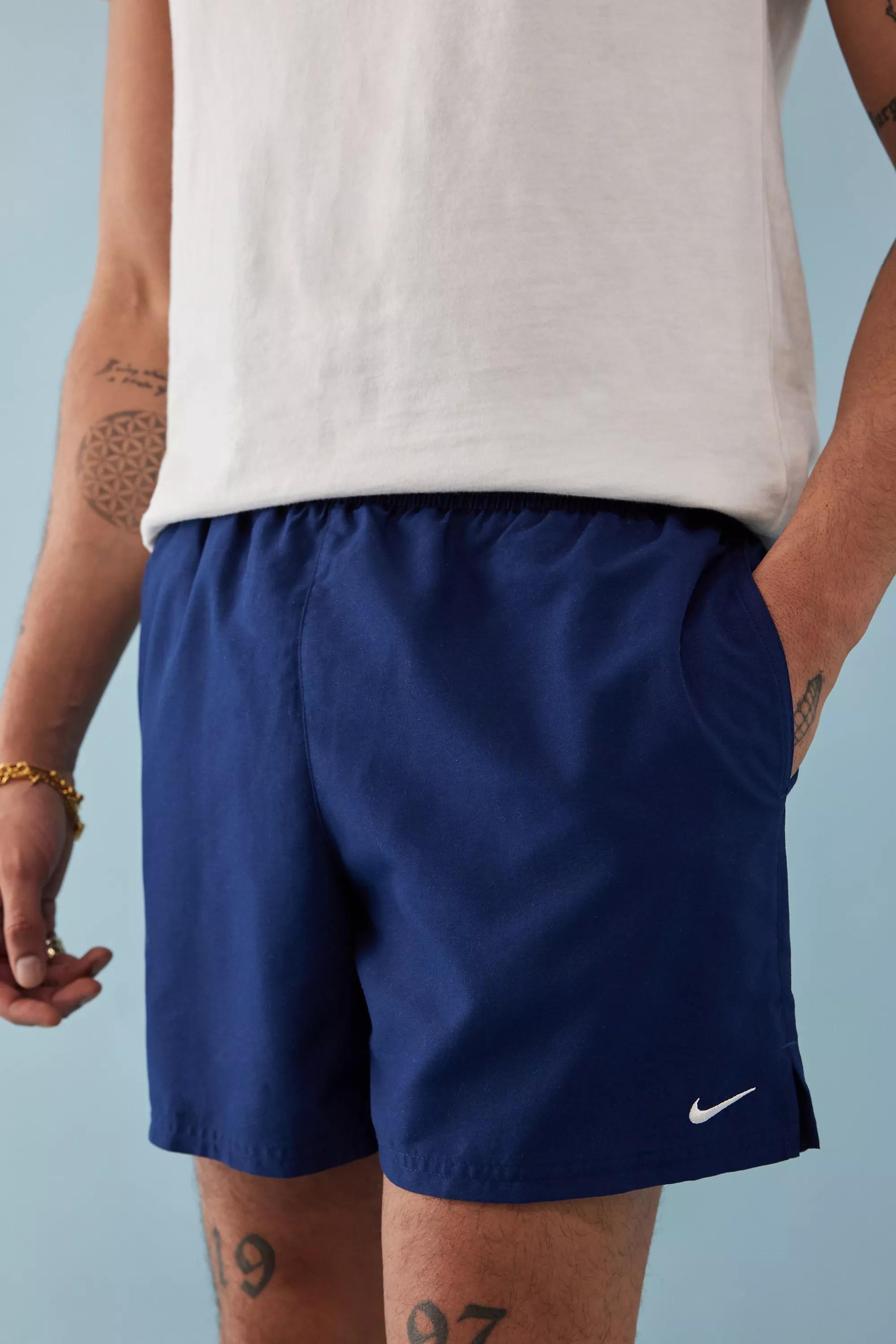 Navy Solid Midnight Nike Swim Shorts, , large image number 0