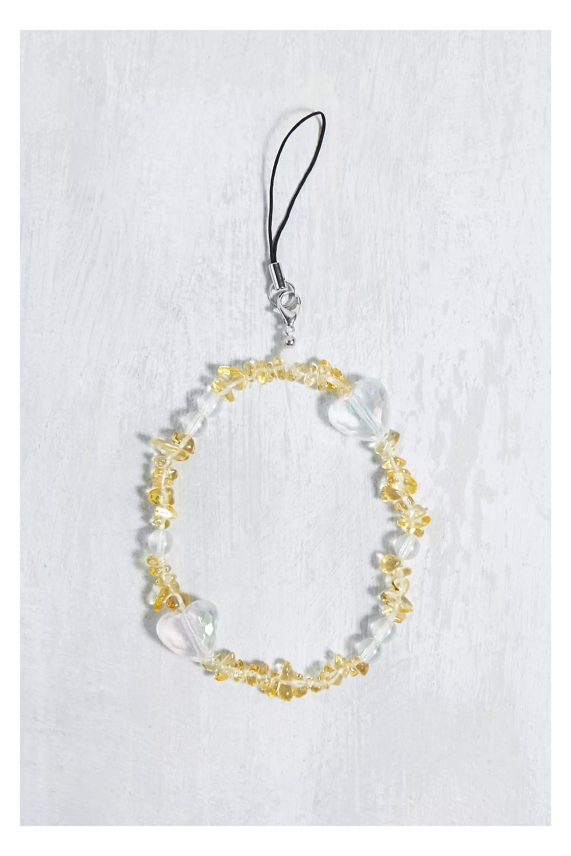 Yellow Canary Crystal Phone Charm, , large image number 0