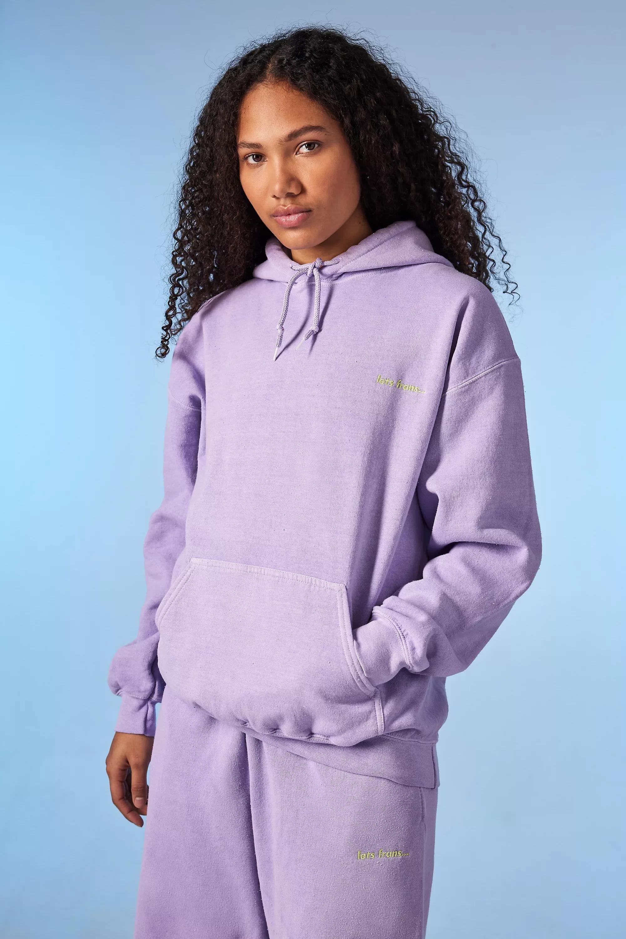 Purple Iets Frans Hoodie