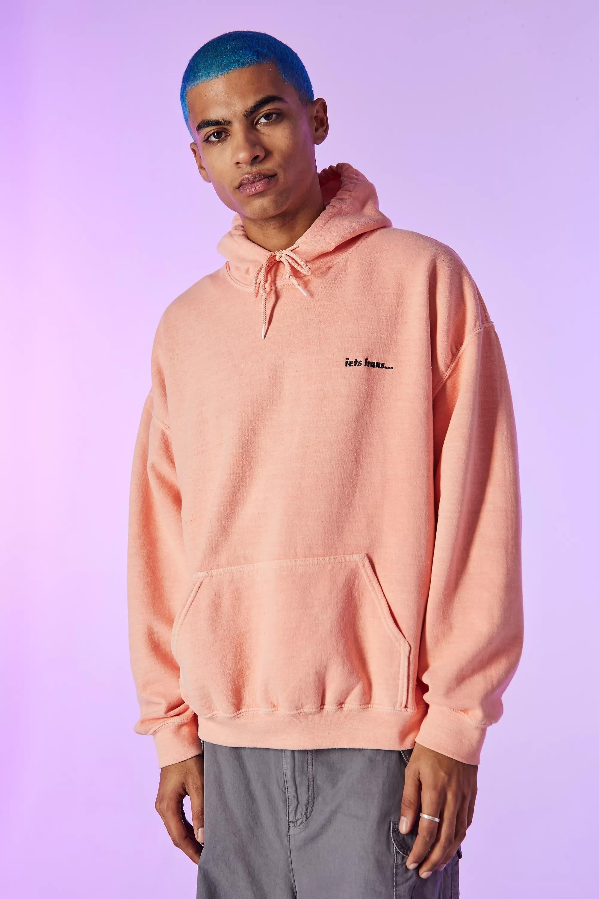 Urban outfitters clearance orange hoodie