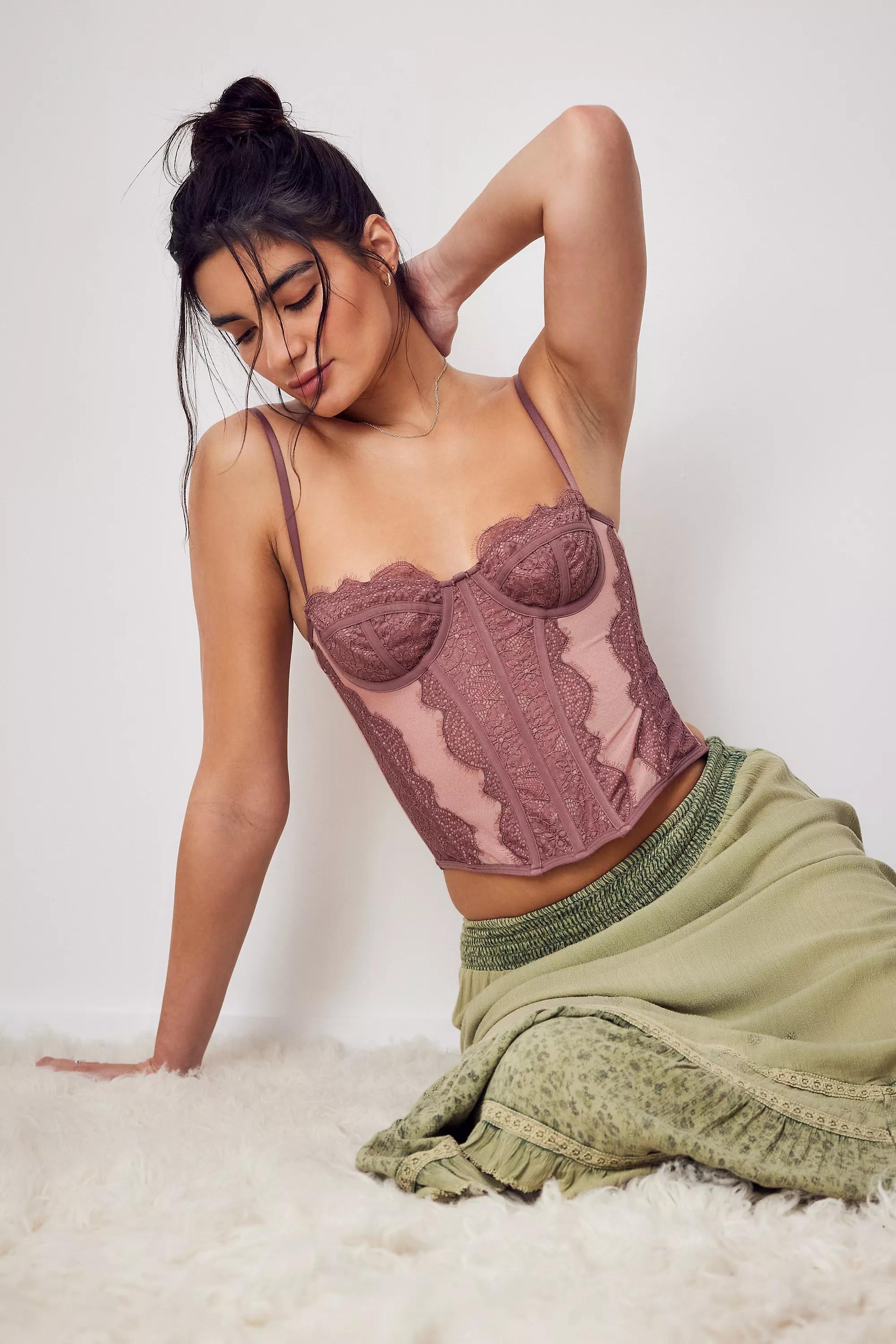 Urban Outfitters Lilac Out From Under Modern Love Corset