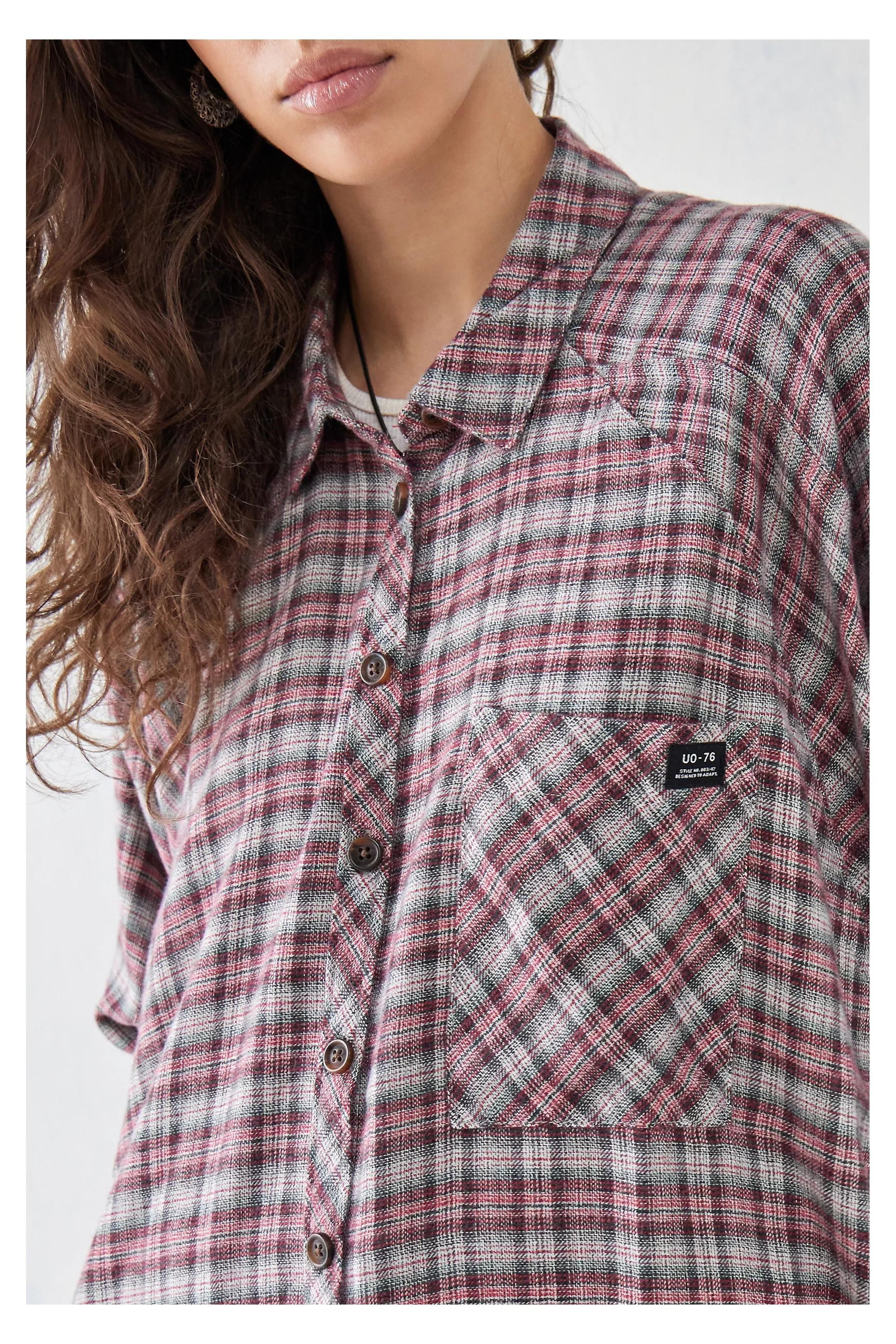 Grey Brendan Plaid Shirt, , large image number 1