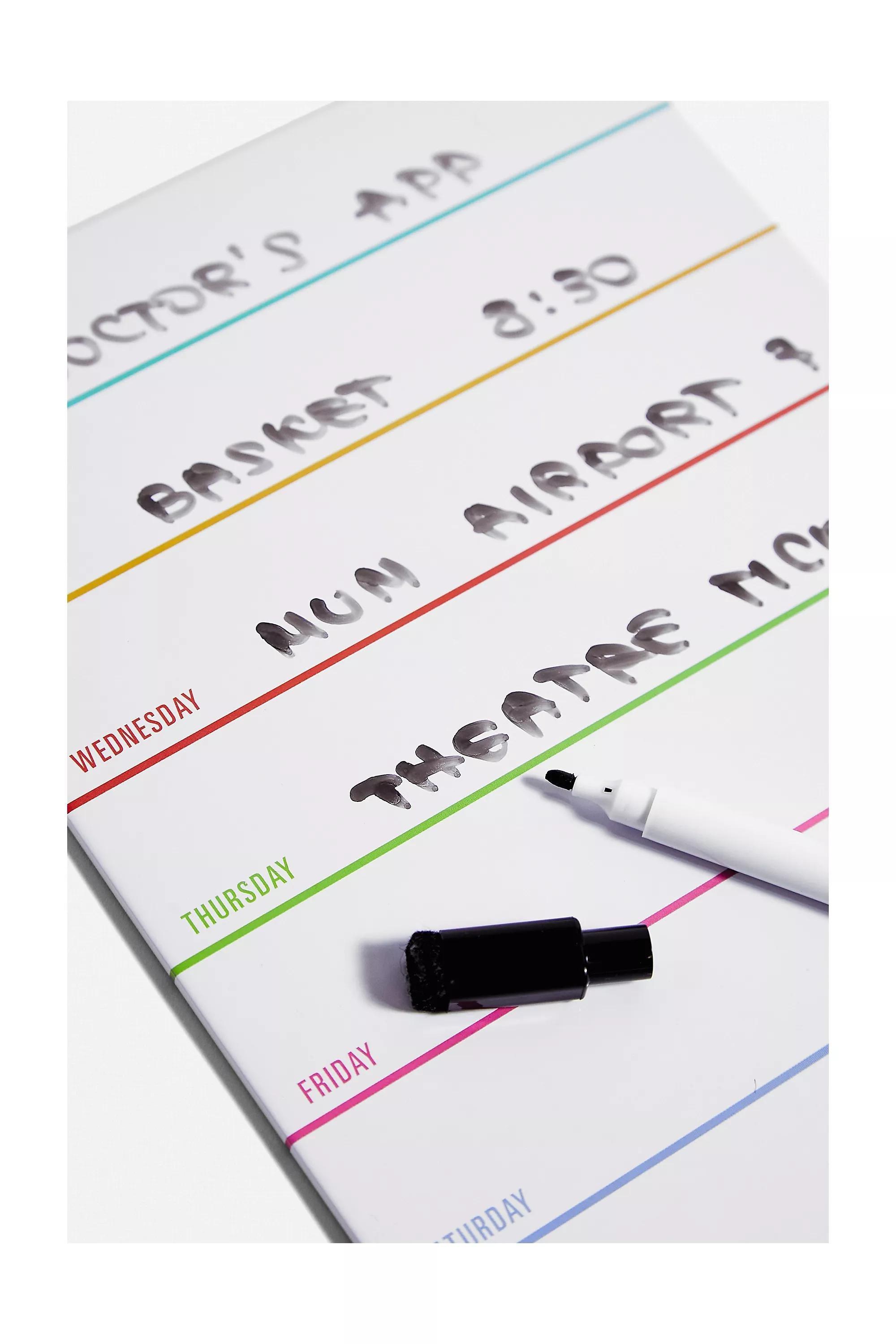 Multicolour Week Whiteboard Planner, ASSORT, large image number 2