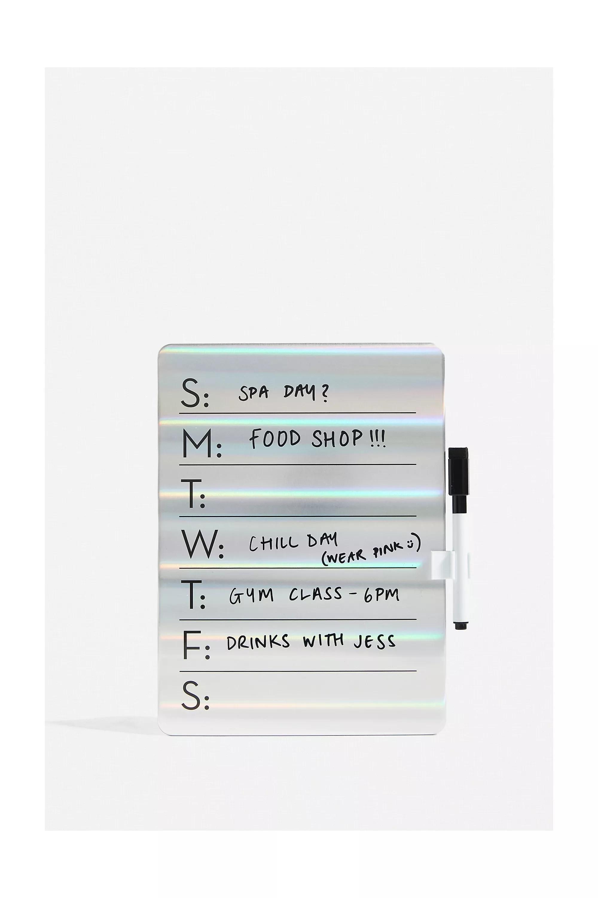 Iridescent Week Whiteboard Planner, ASSORT, large image number 1
