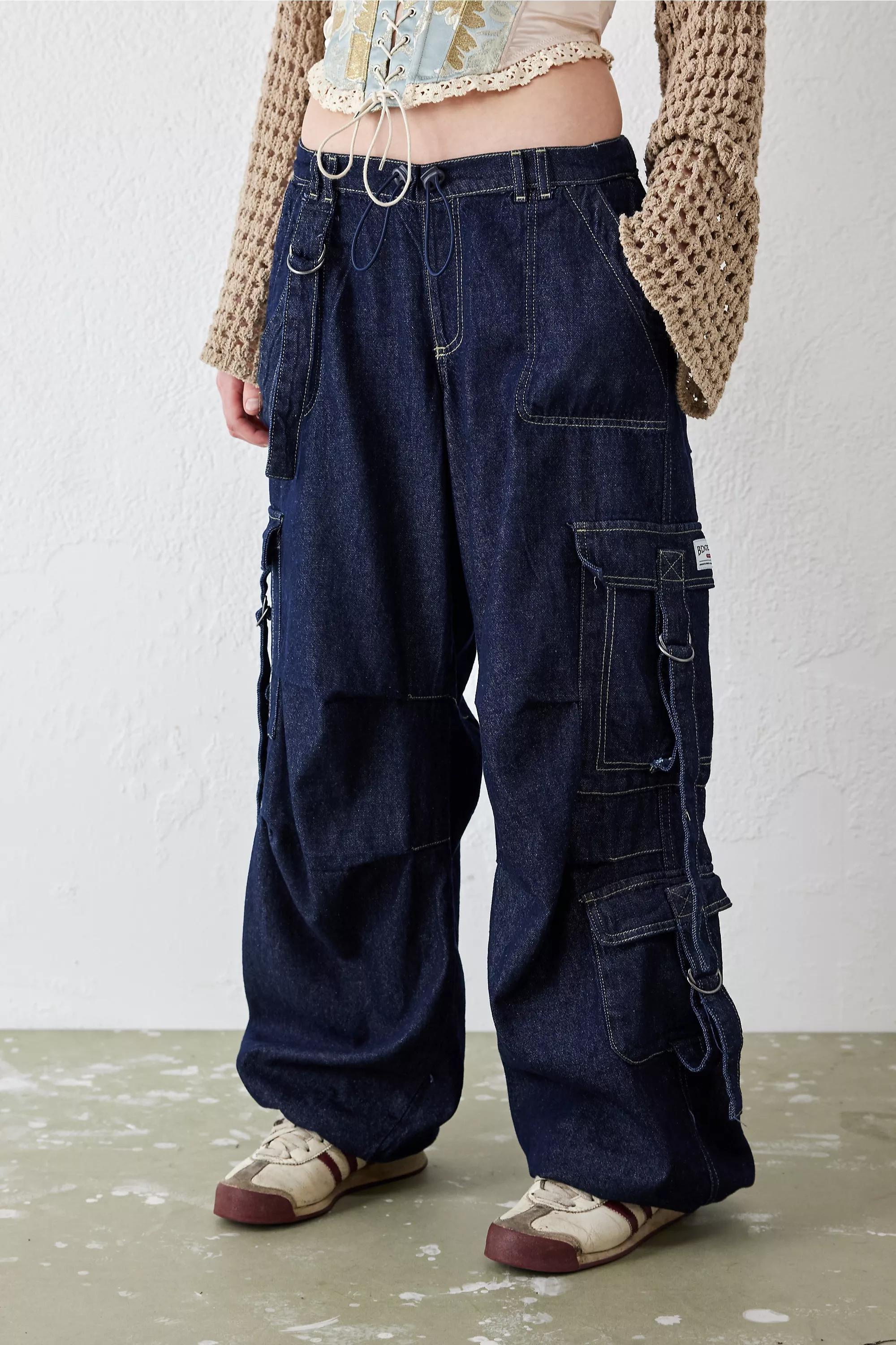 Blue Lagoon Oversized Cargo Pocket Franklin Tencel Denim