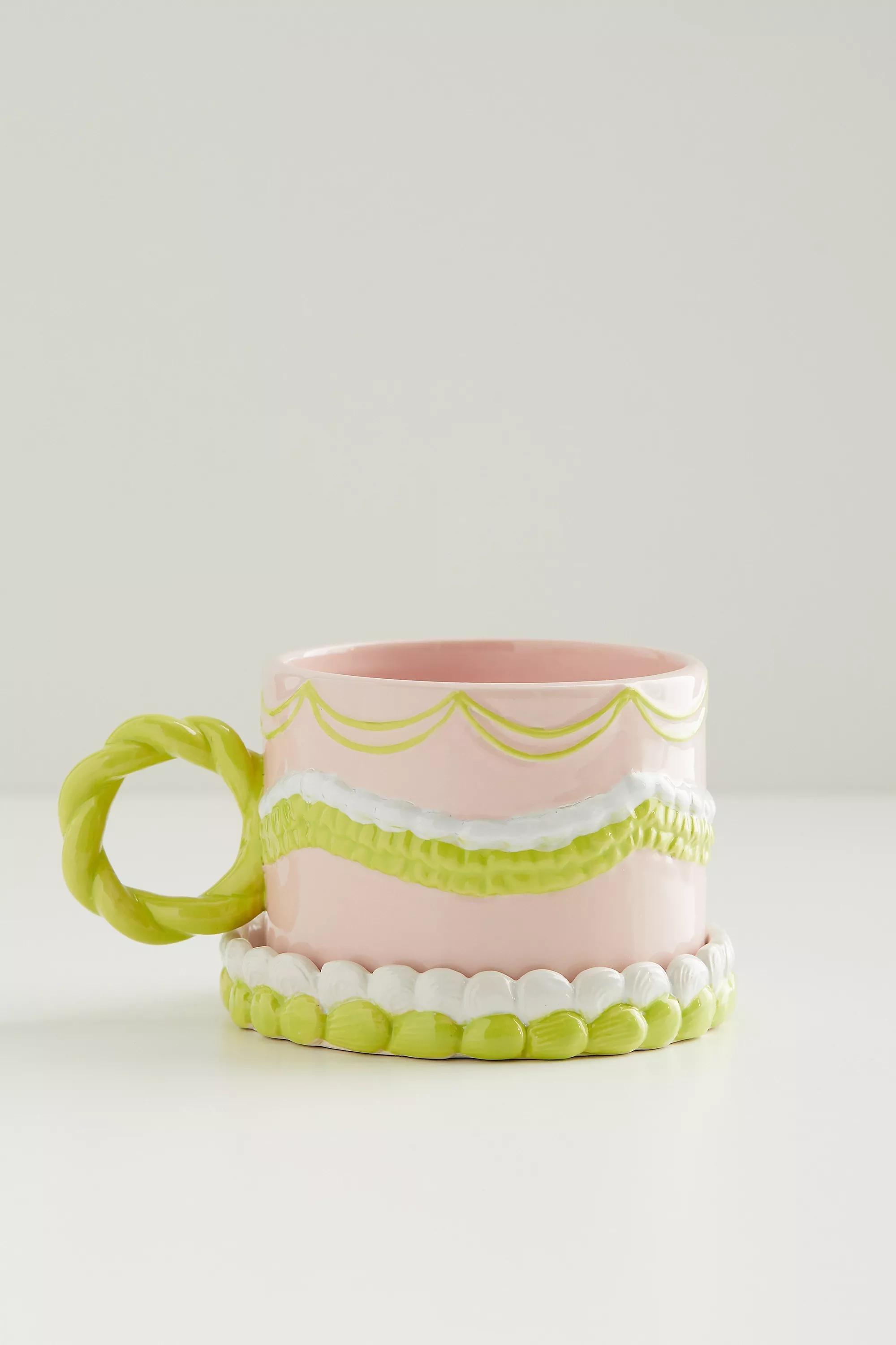 Yellow Cake Mug And Coaster Set, , large image number 1