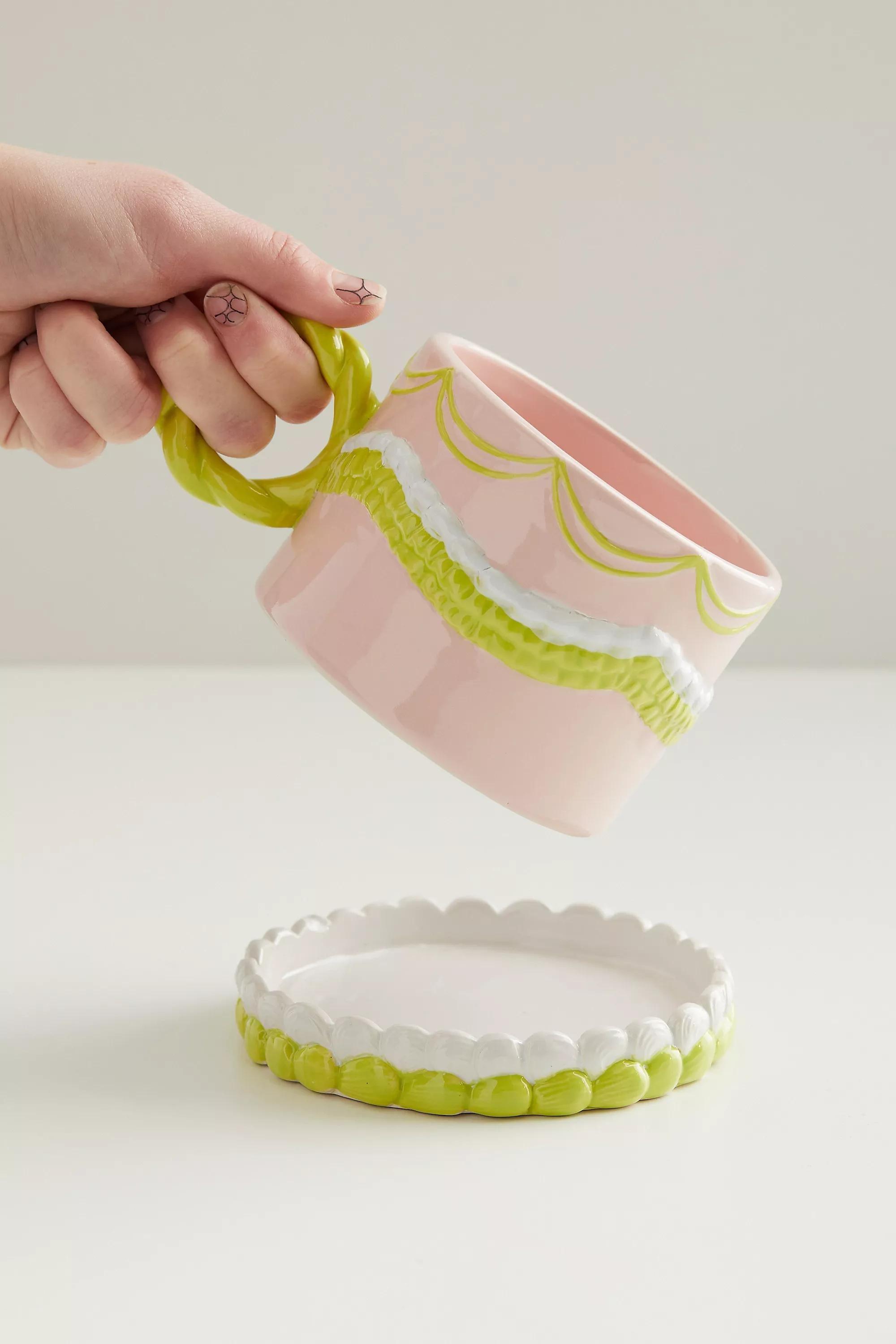 Yellow Cake Mug And Coaster Set, , large image number 2