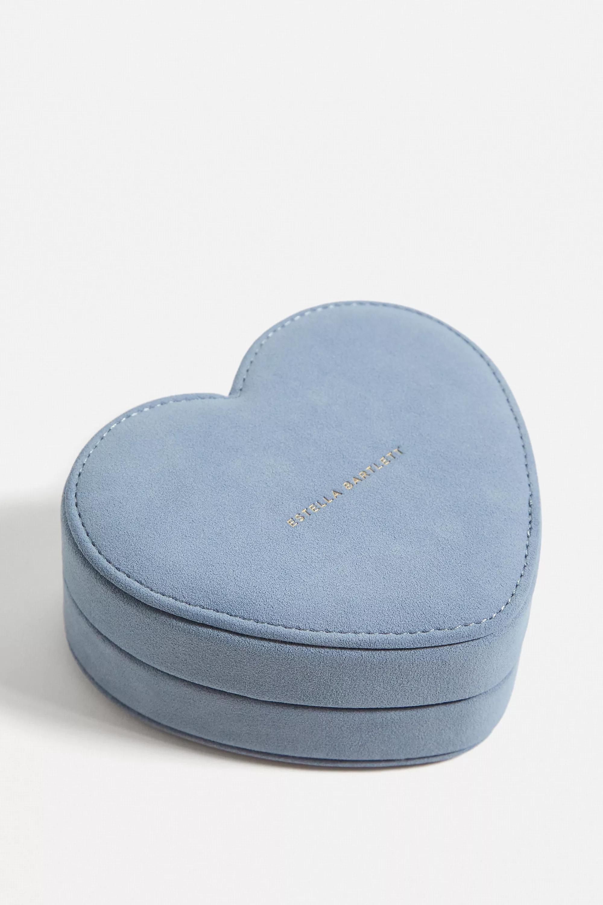 Blue Estella Bartlett Heart Jewellery Box, , large image number 0