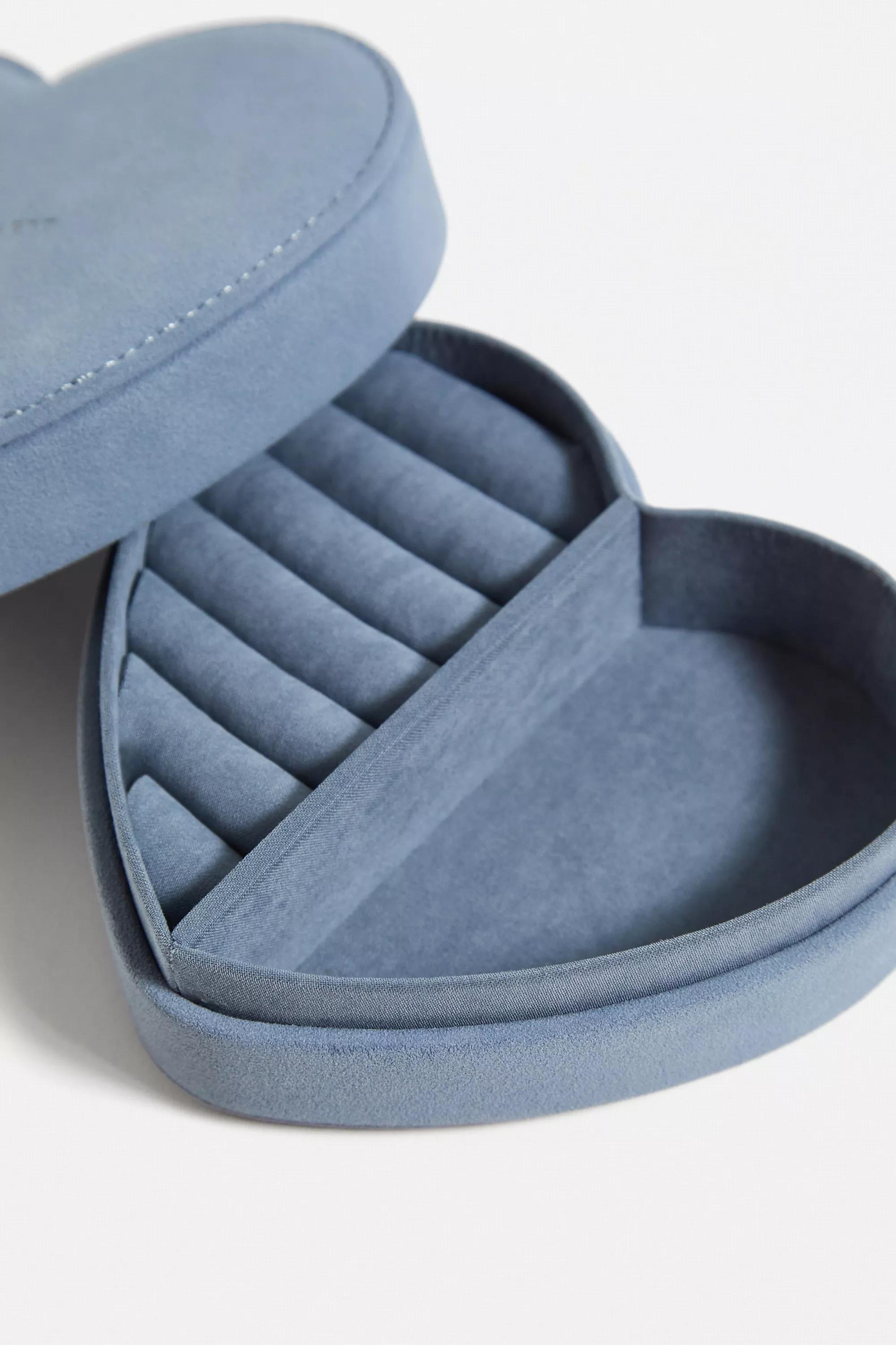 Blue Estella Bartlett Heart Jewellery Box, , large image number 2