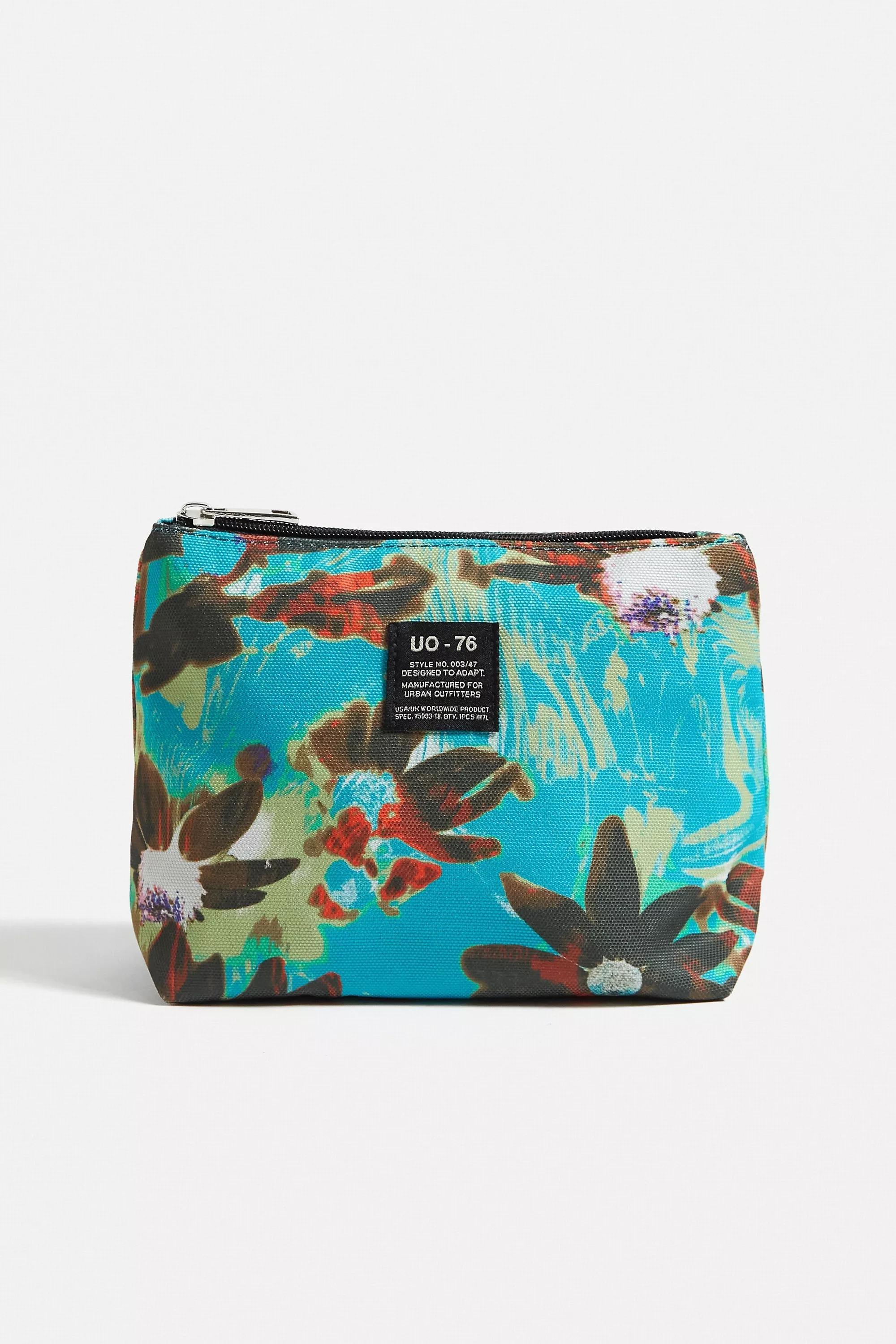 Blue Canvas Pouch Wash Bag, , large image number 0