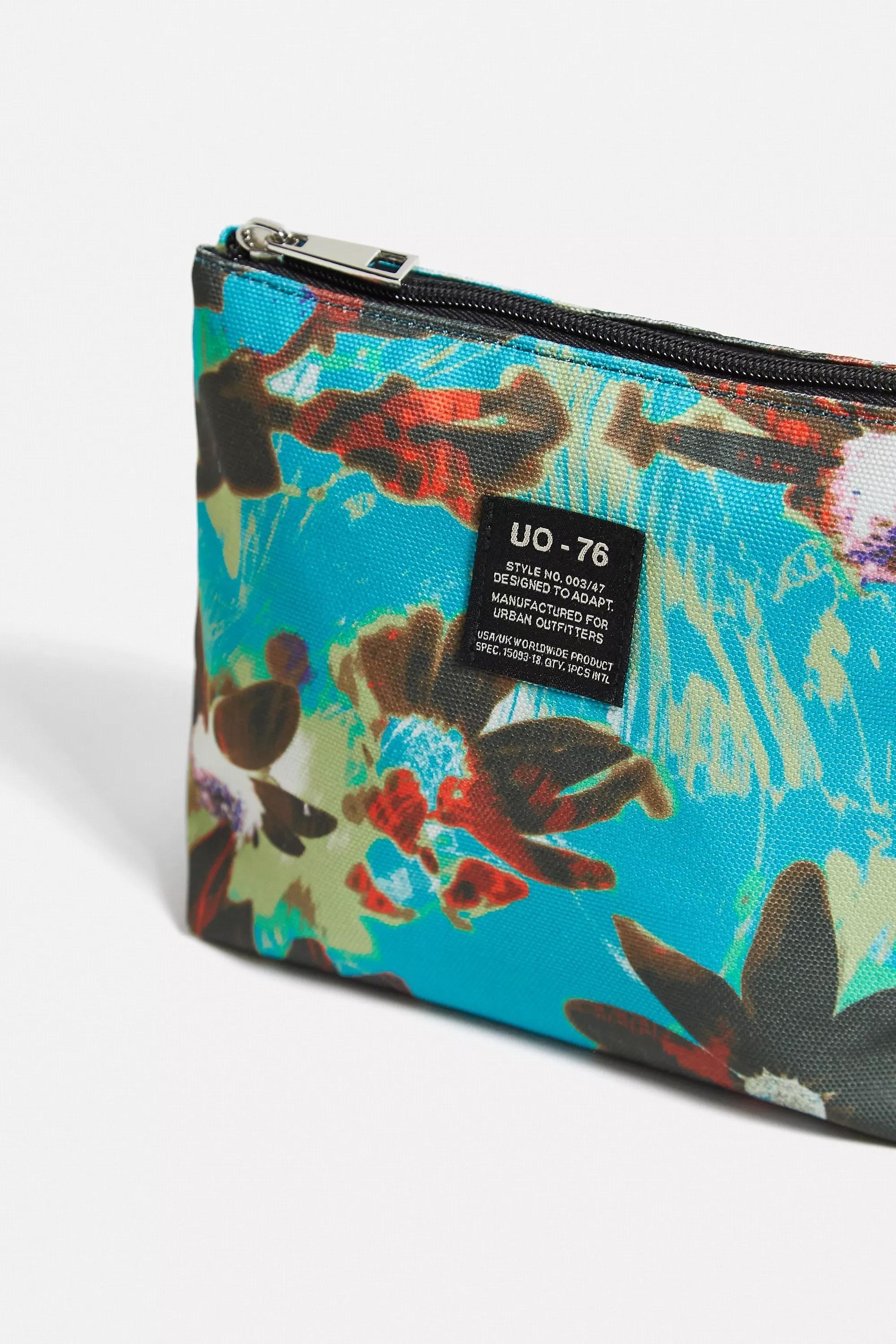 Blue Canvas Pouch Wash Bag, , large image number 2