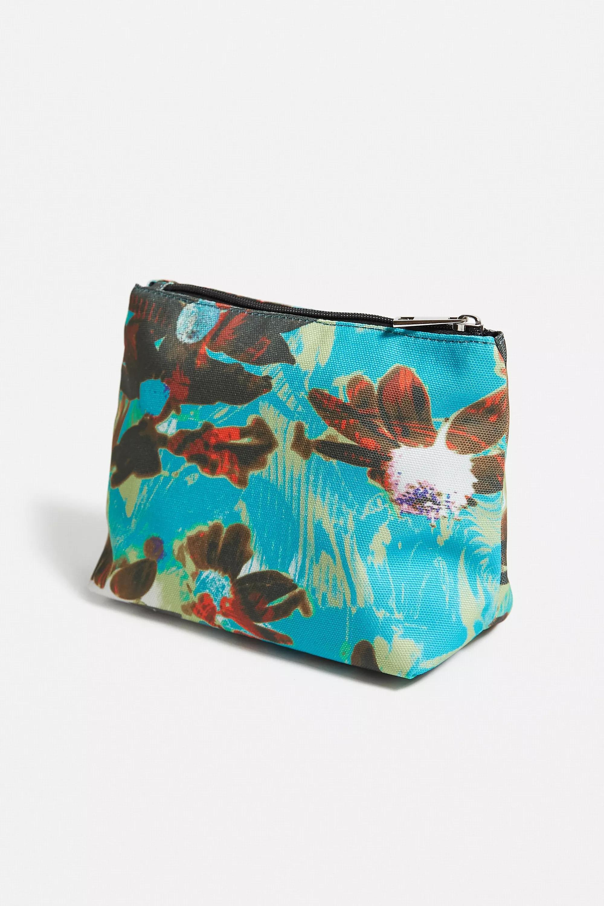 Blue Canvas Pouch Wash Bag, , large image number 3
