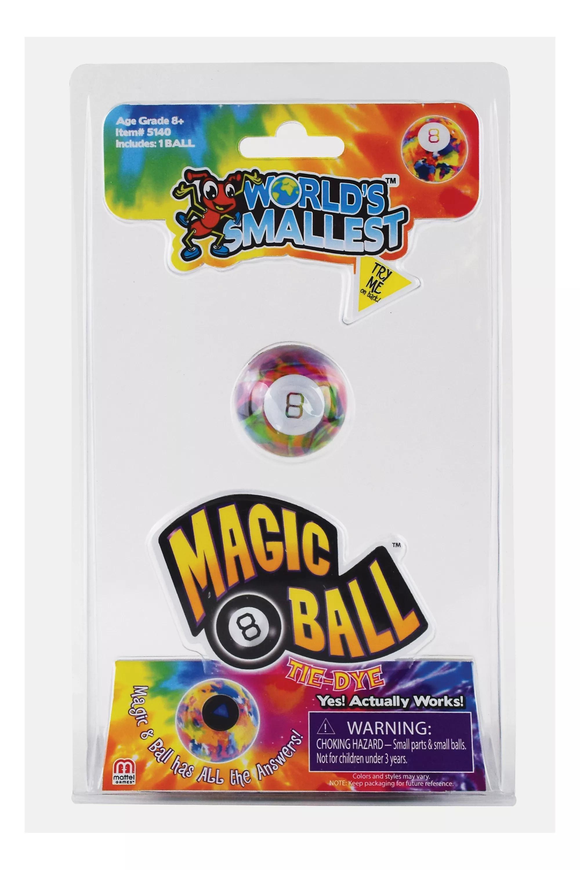 Multicolour Worlds Smallest Tie-Dye Magic 8 Ball, , large image number 2
