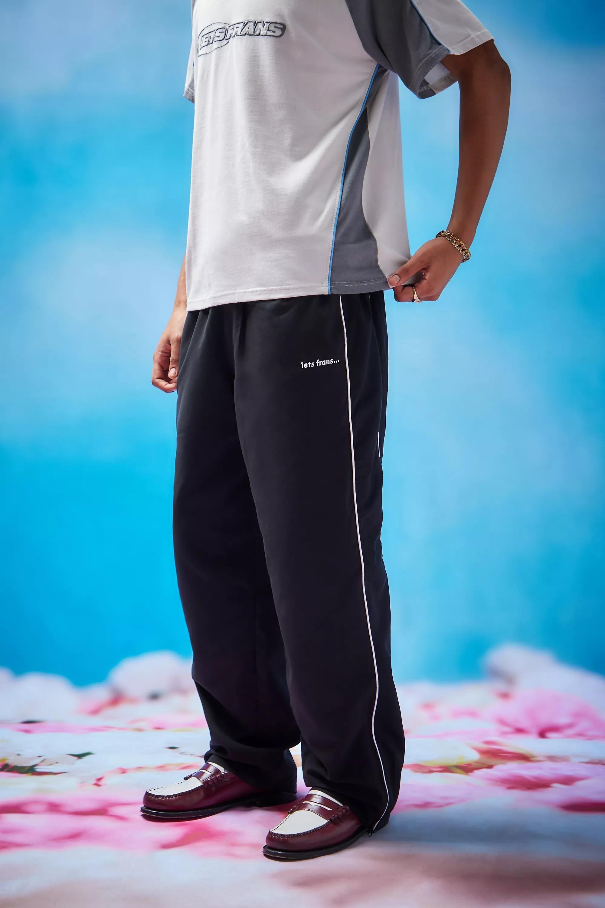 Urban Outfitters - Black Iets Frans... Finn Microfiber Track Pants