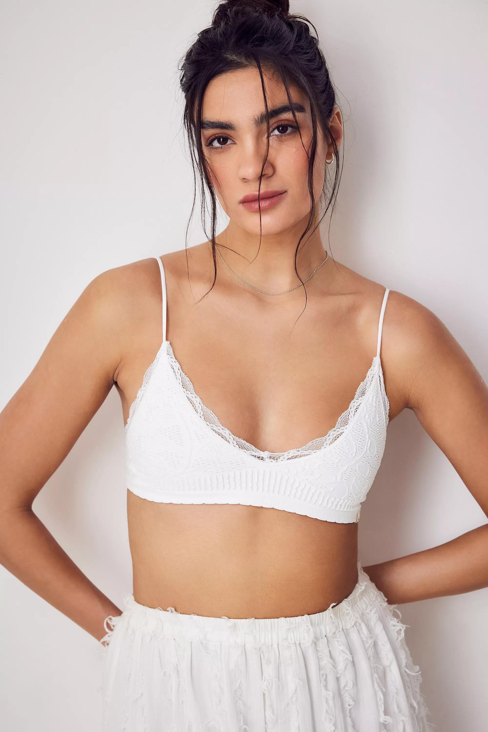 Out From Under Budapest Love Lace Longline Bralette In Yellow, Women's At Urban  Outfitters
