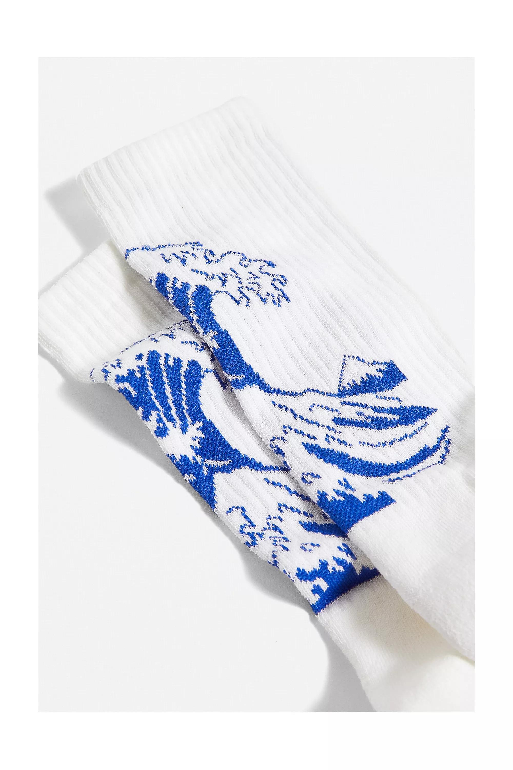 Urban Outfitters - White Hokusai Great Wave Socks