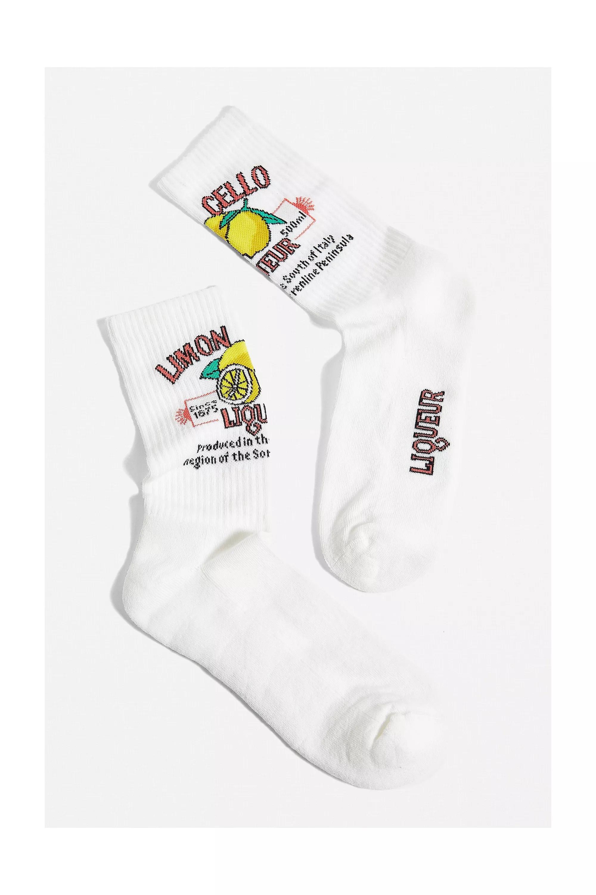 Ivory Lemon Cello Socks, , large image number 0