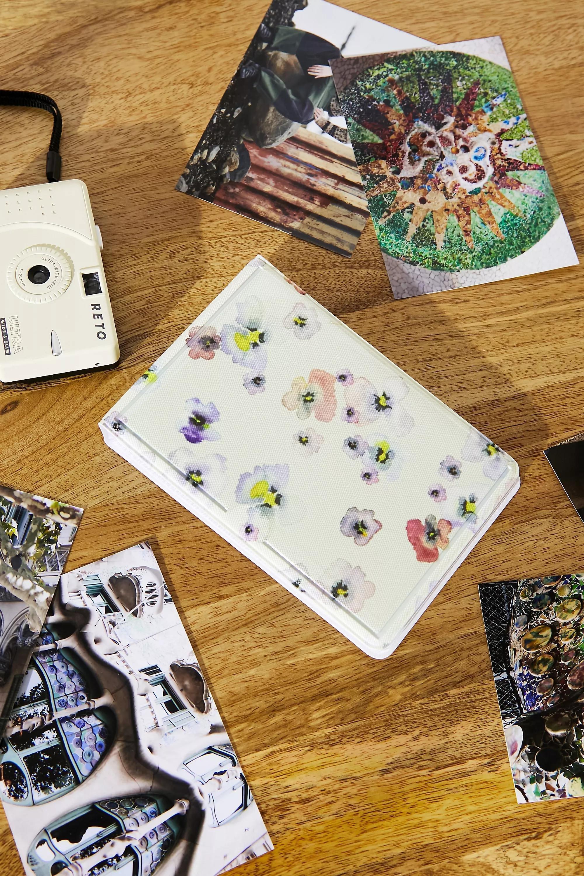 White Floral 4X6 Photo Album, , large image number 2