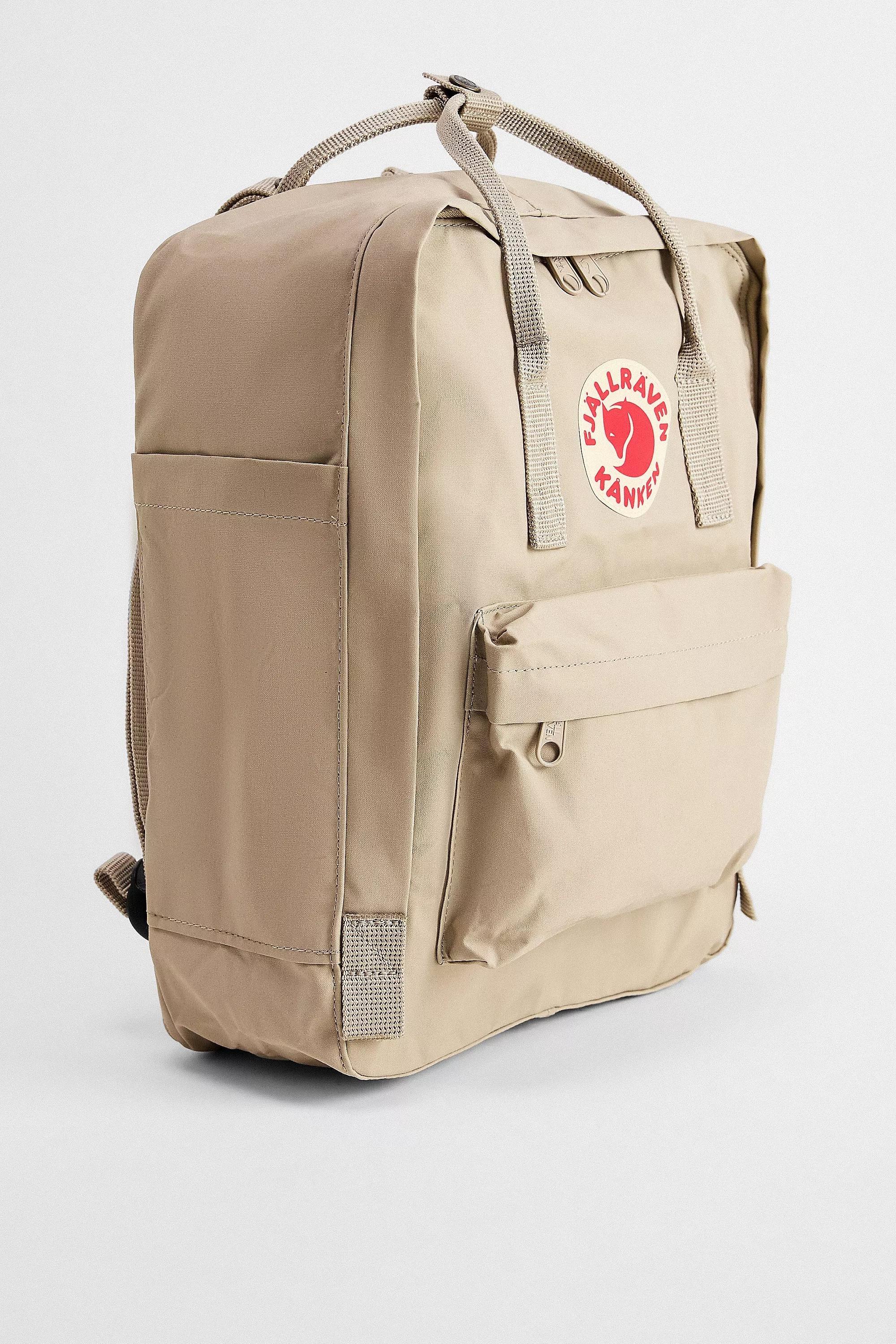 Khaki Fjallraven Kanken Backpack, BEIGE, medium