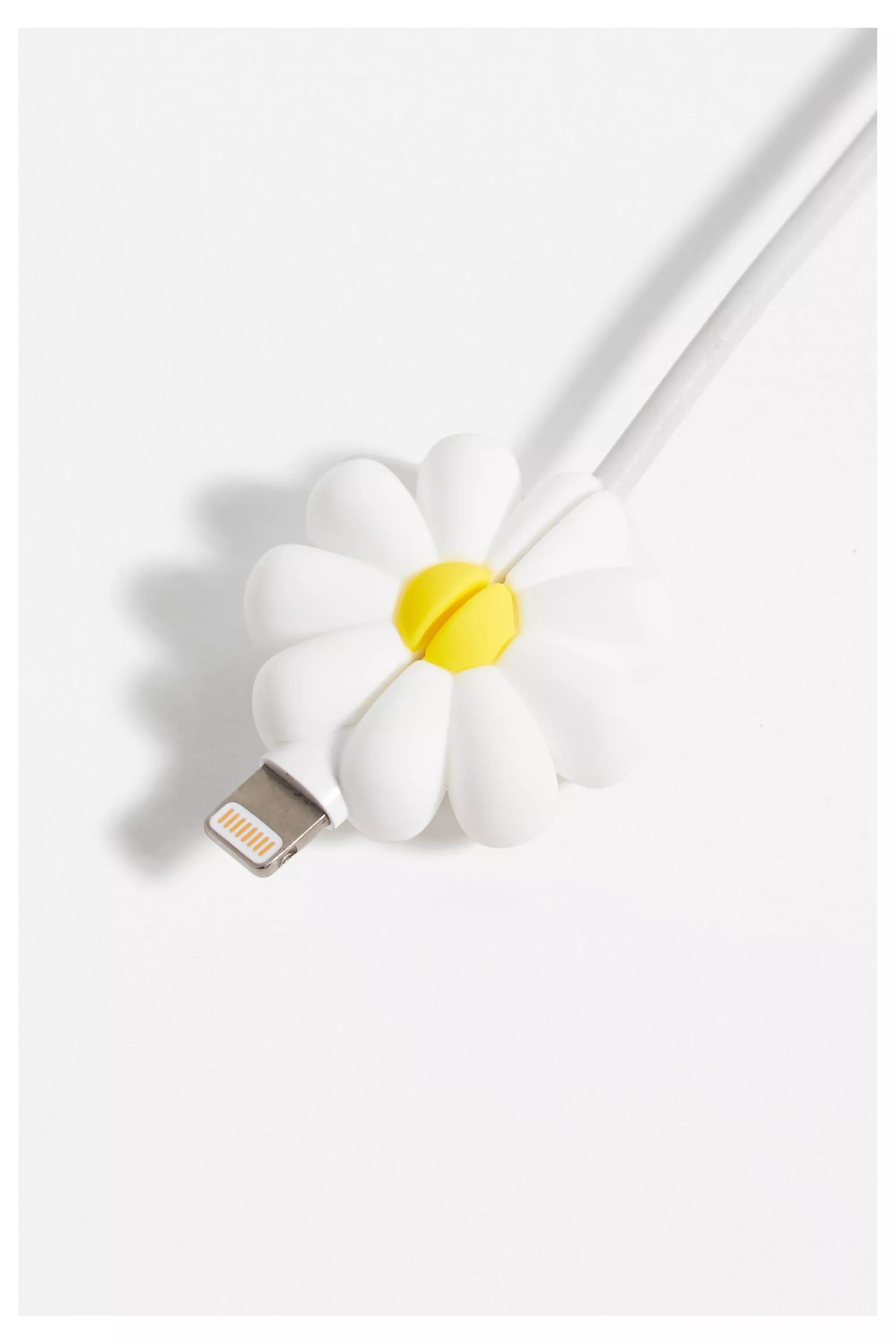 White Mojipower Daisy Cable Protector, WHT, large image number 1