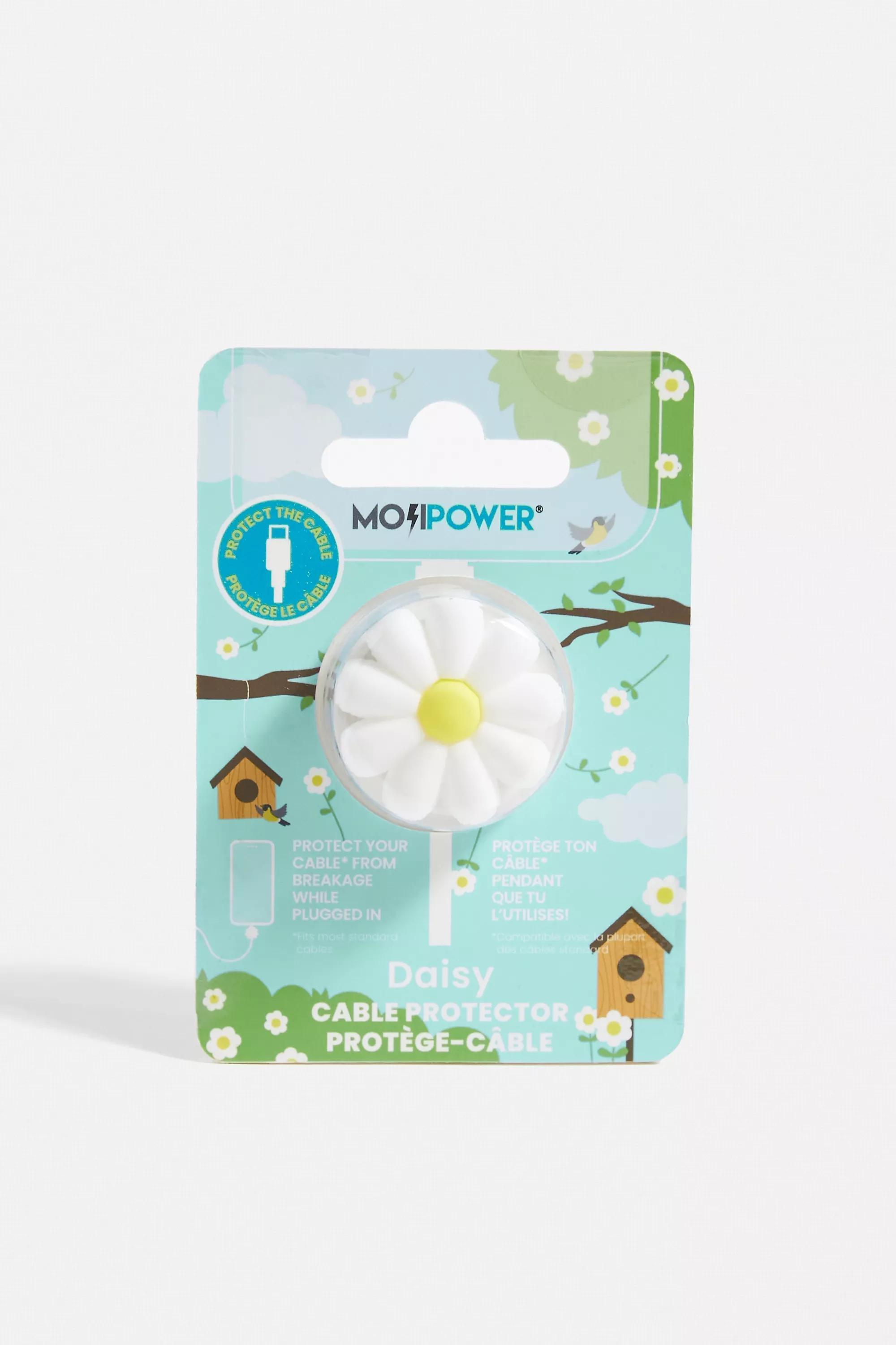 White Mojipower Daisy Cable Protector, WHT, large image number 2