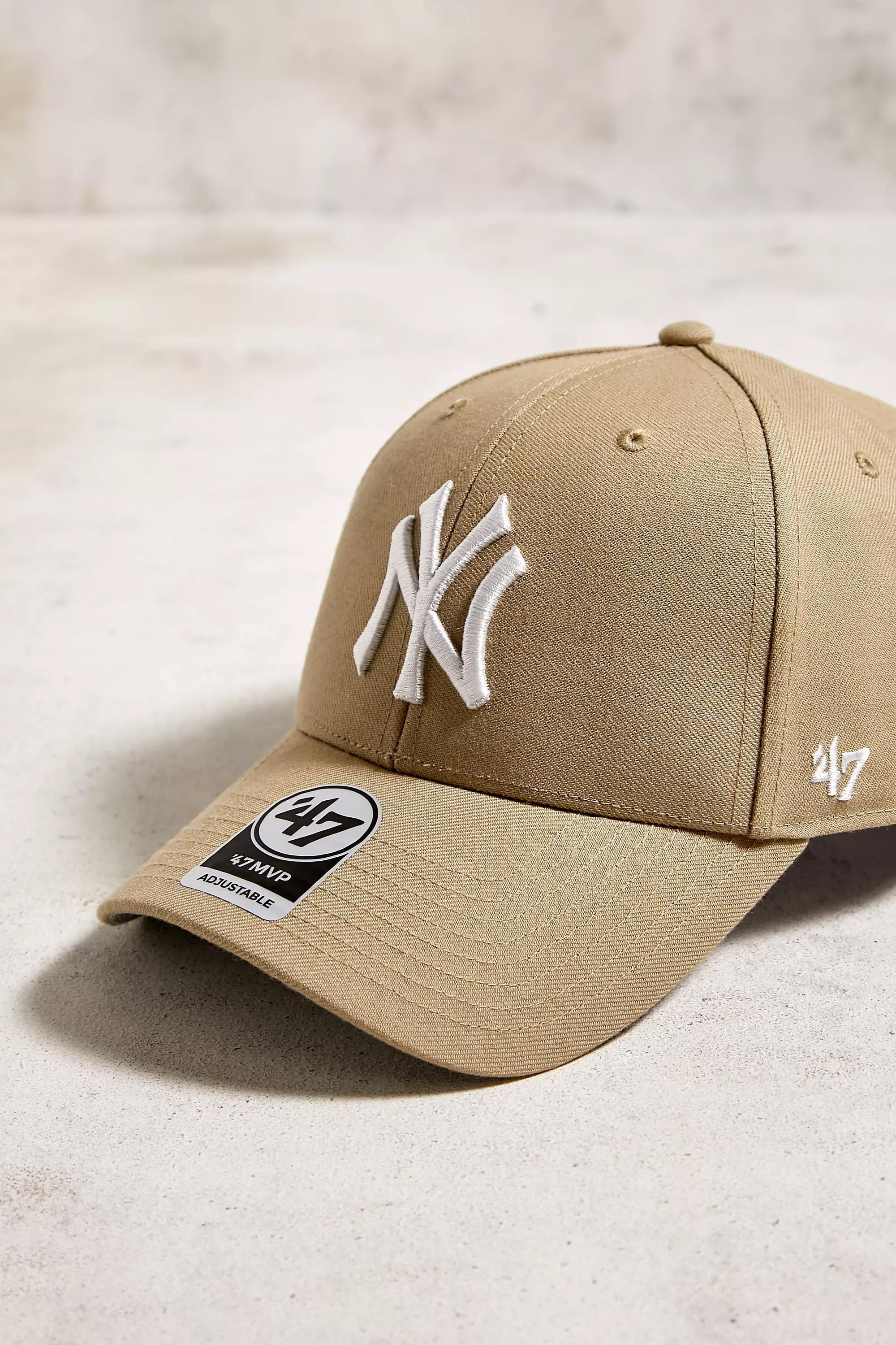Beige Brand Ny Yankees Baseball Cap, NEUTR, large image number 2