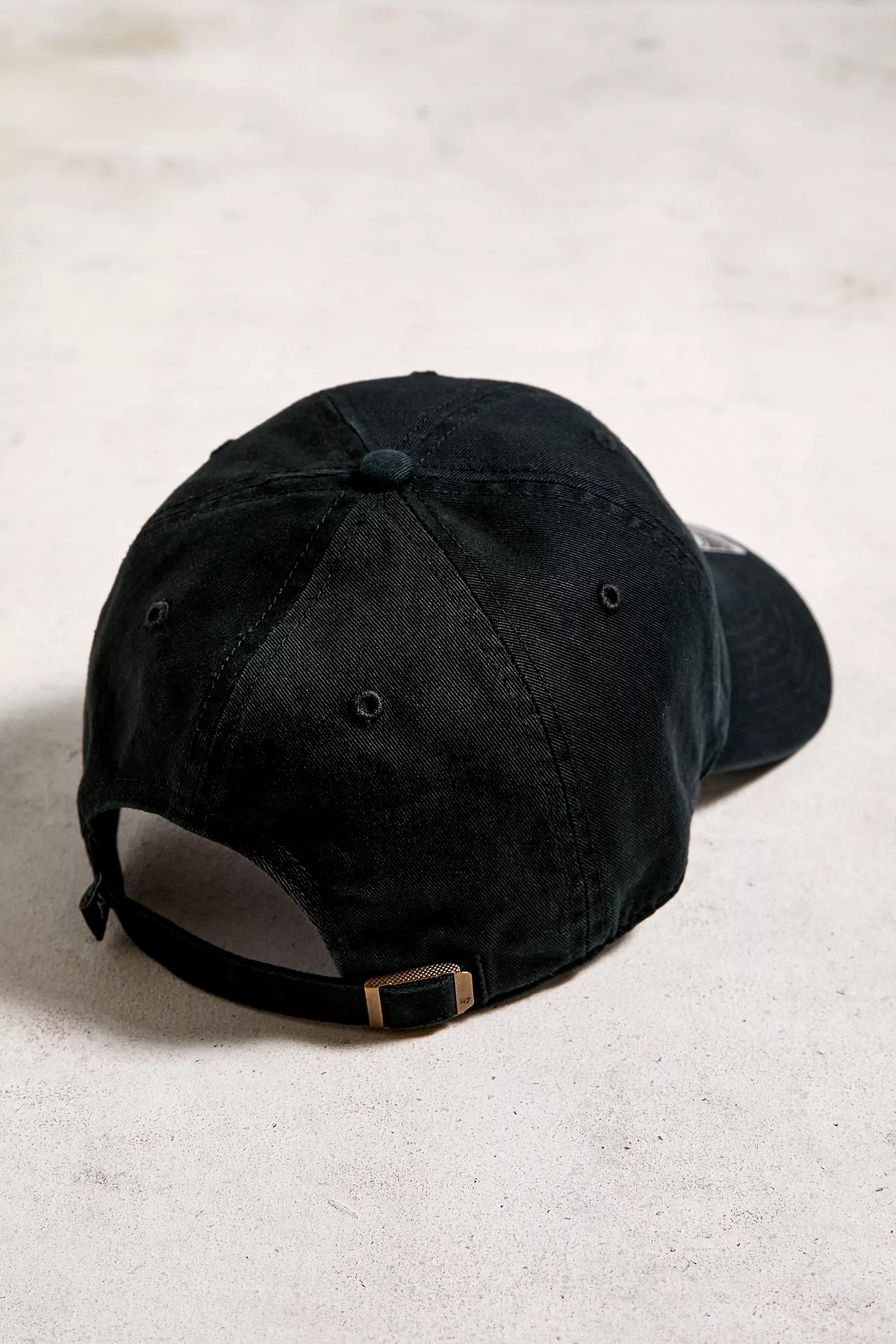 Black Brand Ny Yankees Black Clean Up Cap, BLK, large image number 3