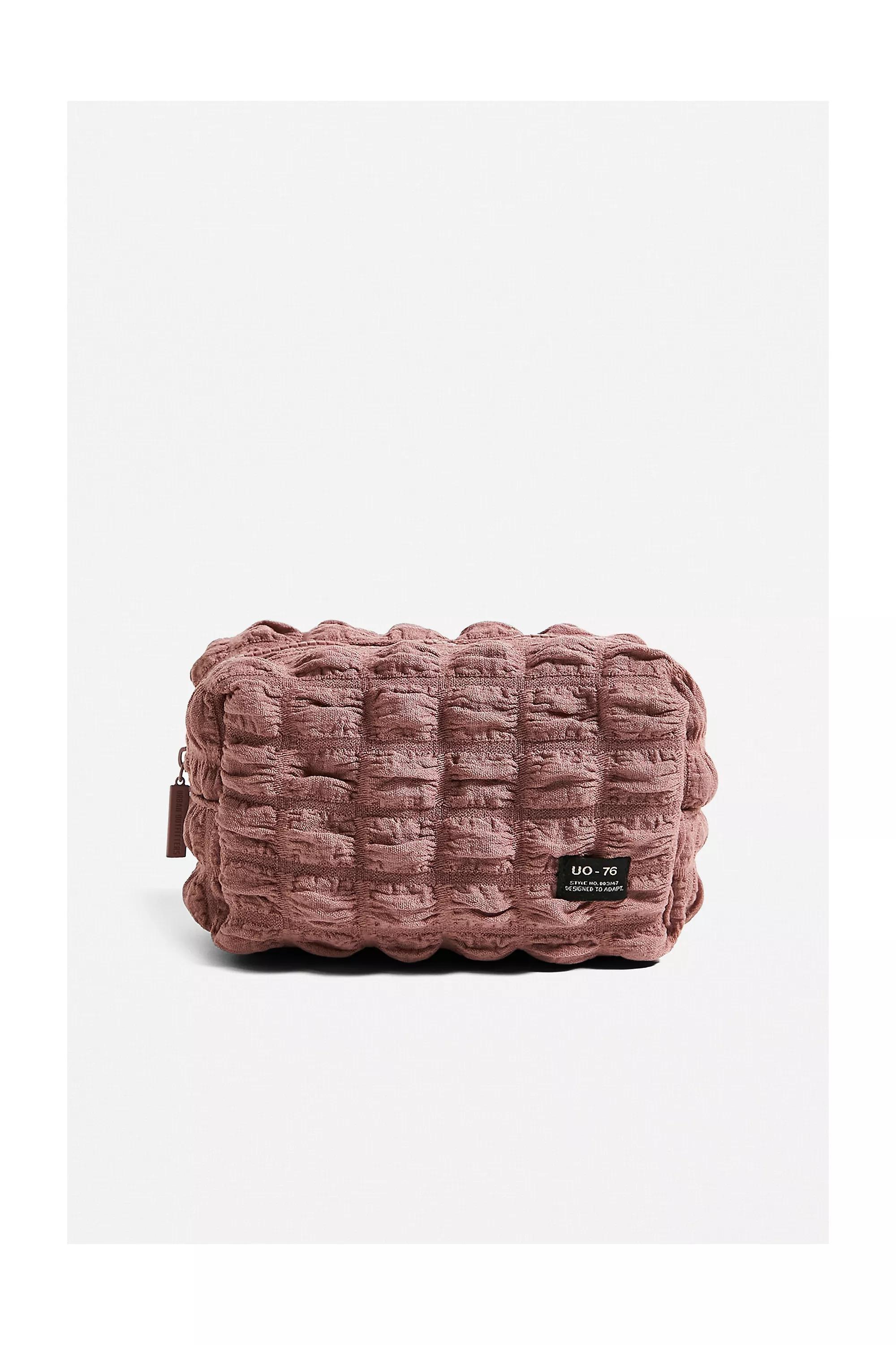 Pink Knitted Makeup Bag, , large image number 0