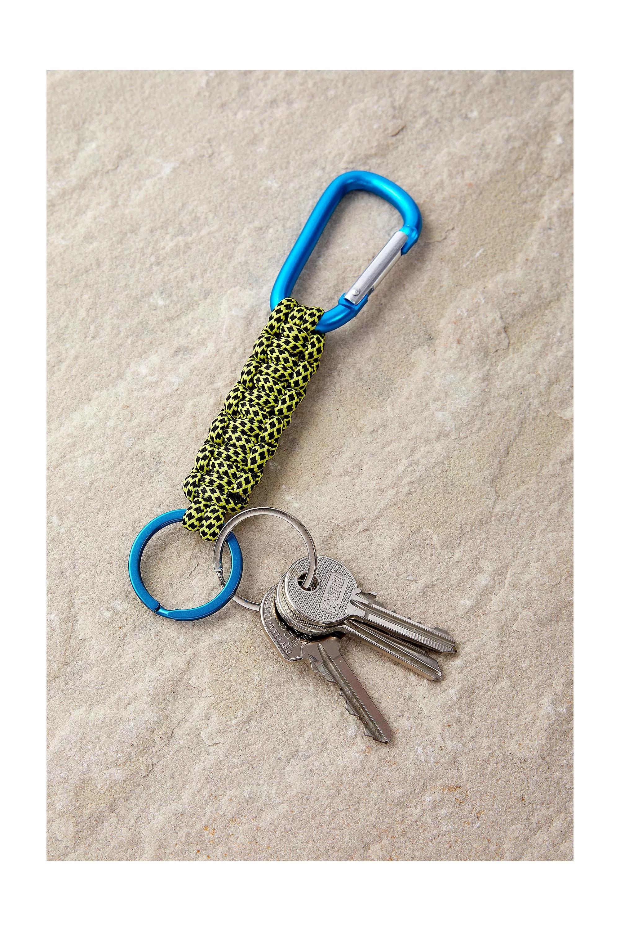 Green Tech Carabiner Keyring, , large image number 1