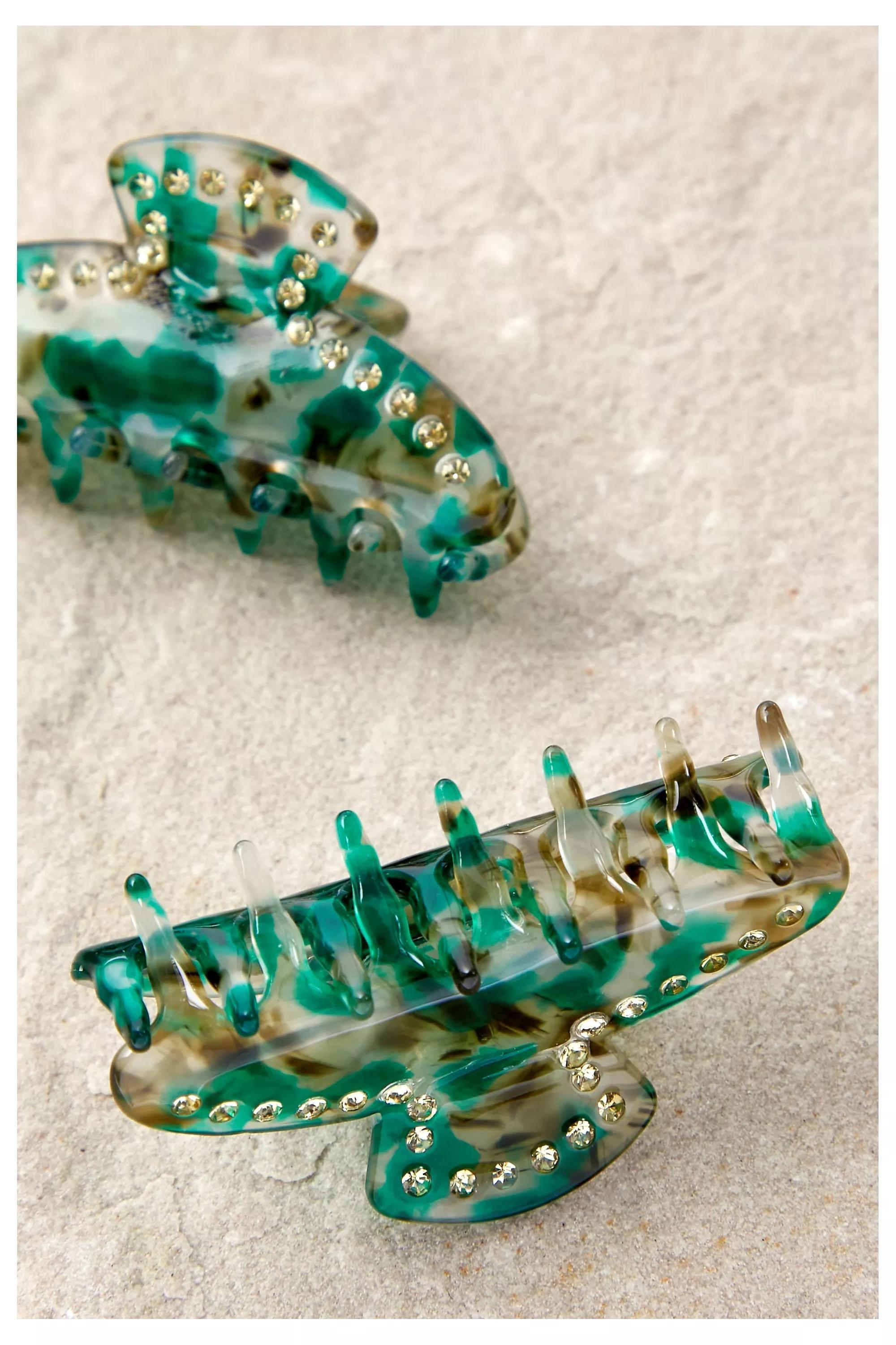 Green Claw Clip, , large image number 2