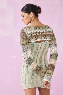 Open sale weave shrug