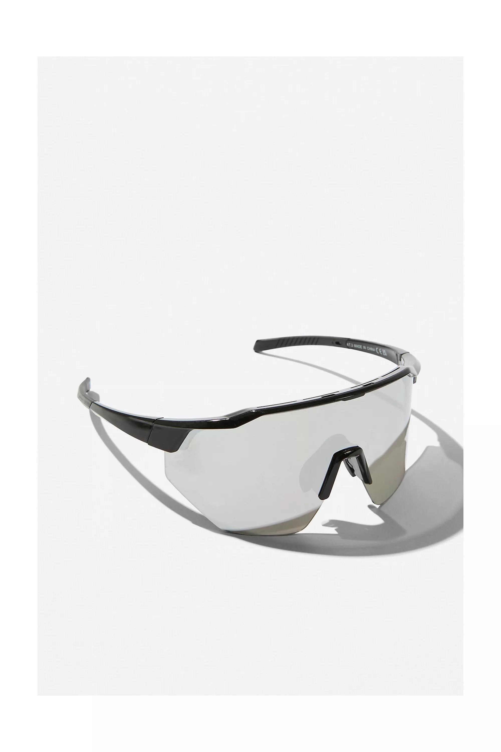 Black Sports Visor Sunglasses, , large image number 2