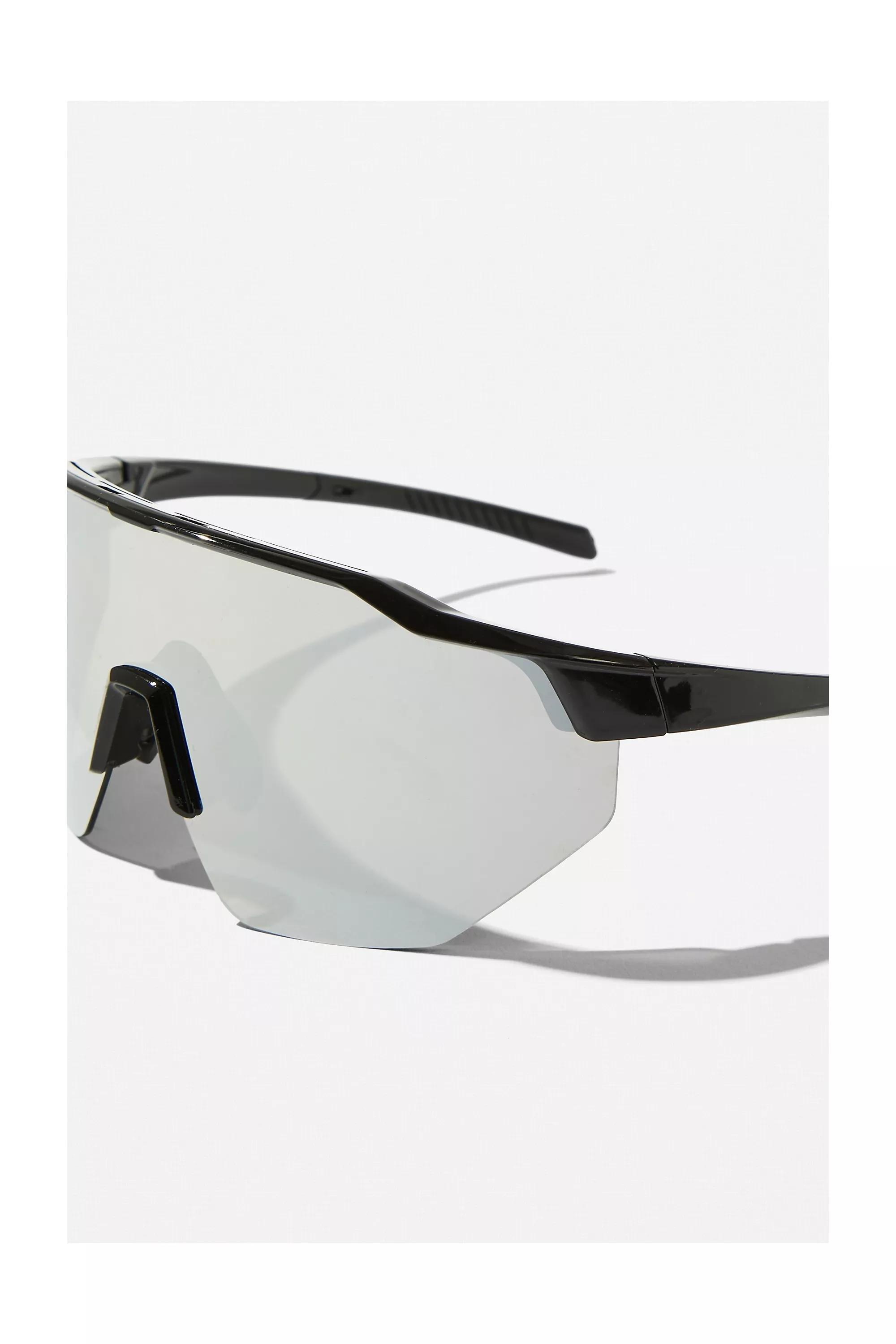 Black Sports Visor Sunglasses, , large image number 3