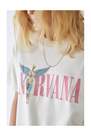 Urban Outfitters - White Nirvana In Utero Dad T-Shirt