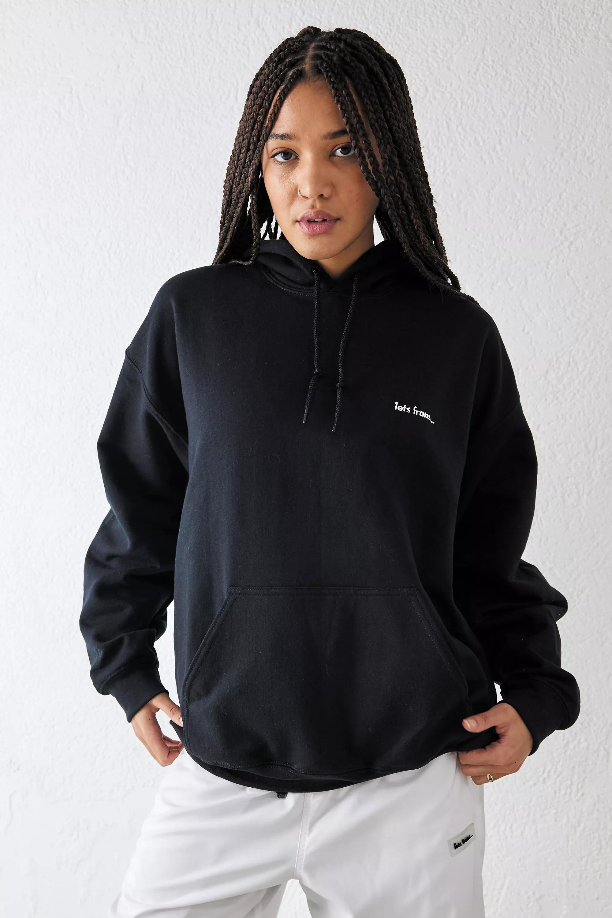 Urban Outfitters Black Iets Frans Hoodie Azadea UAE